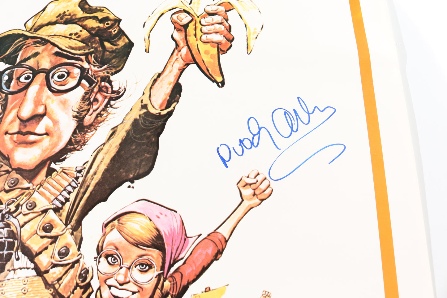 
                  
                    Woody Allen as Fielding Mellish in Bananas Signed 27x41 Poster
                  
                