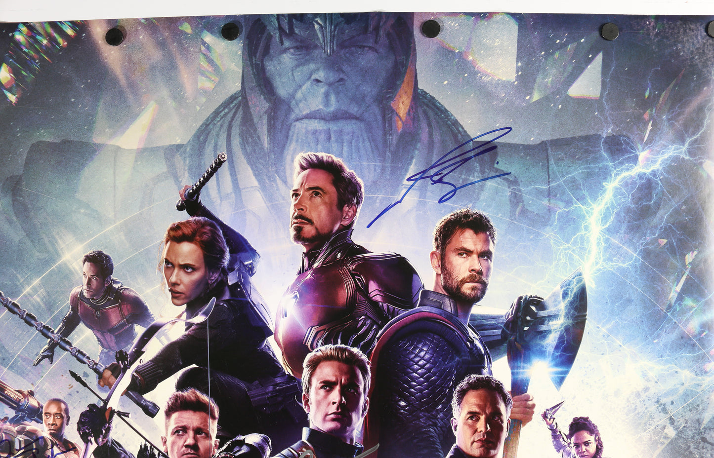 
                  
                    Avengers: Endgame 27x40 Poster Cast Signed by Josh Brolin, Don Cheadle, Jeremy Renner, Chris Evans, Benedict Wong, Zoe Saldaña, & Anthony Mackie
                  
                