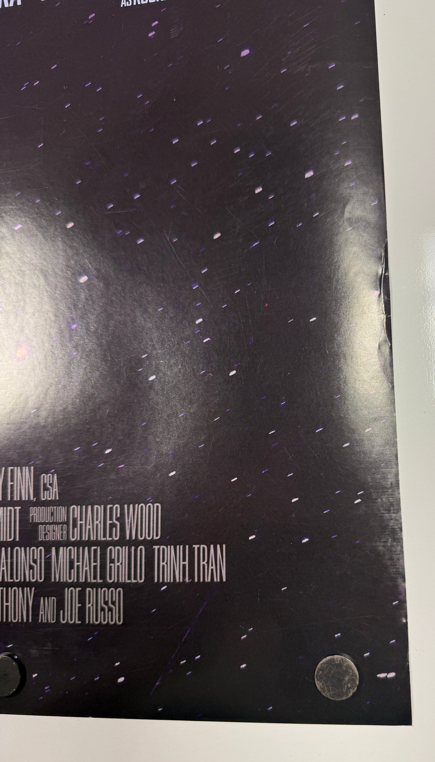 
                  
                    Avengers: Endgame 27x40 Poster Cast Signed by Josh Brolin, Don Cheadle, Jeremy Renner, Chris Evans, Benedict Wong, Zoe Saldaña, & Anthony Mackie
                  
                