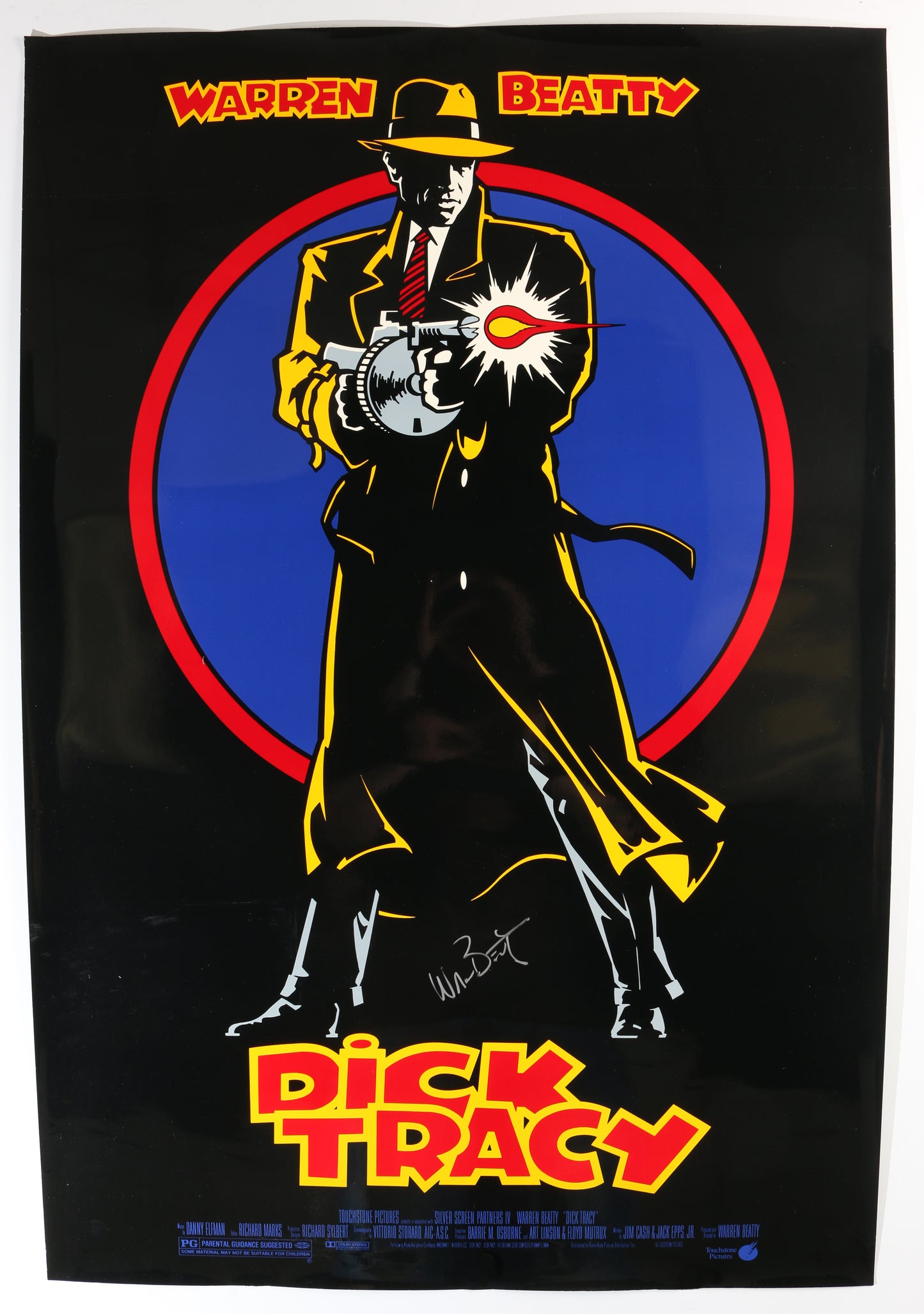
                  
                    Warren Beatty as Dick Tracy in Dick Tracy Signed 27x40 Poster
                  
                