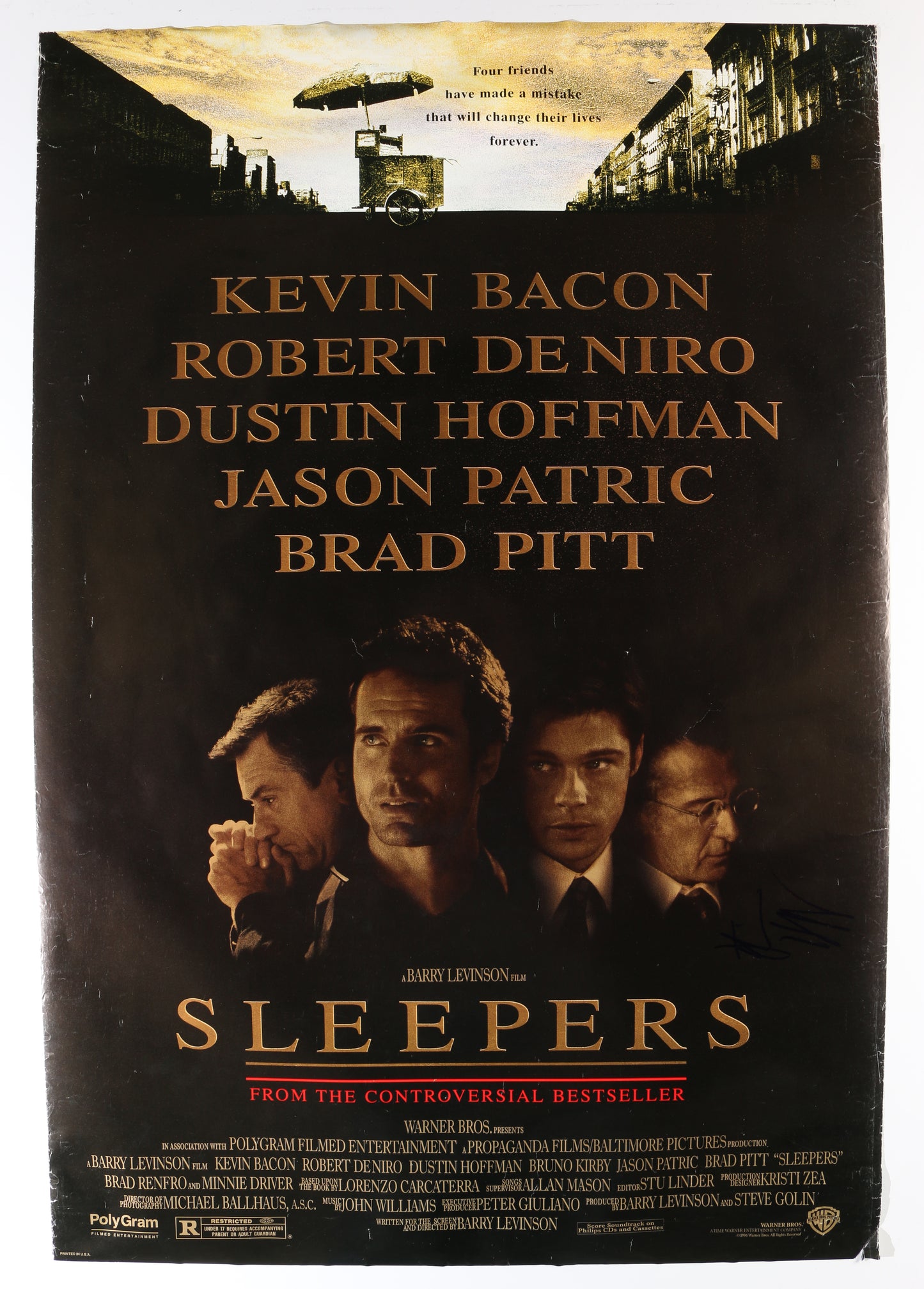 
                  
                    Dustin Hoffman as Danny Snyder in Sleepers Signed 27x40 Poster
                  
                