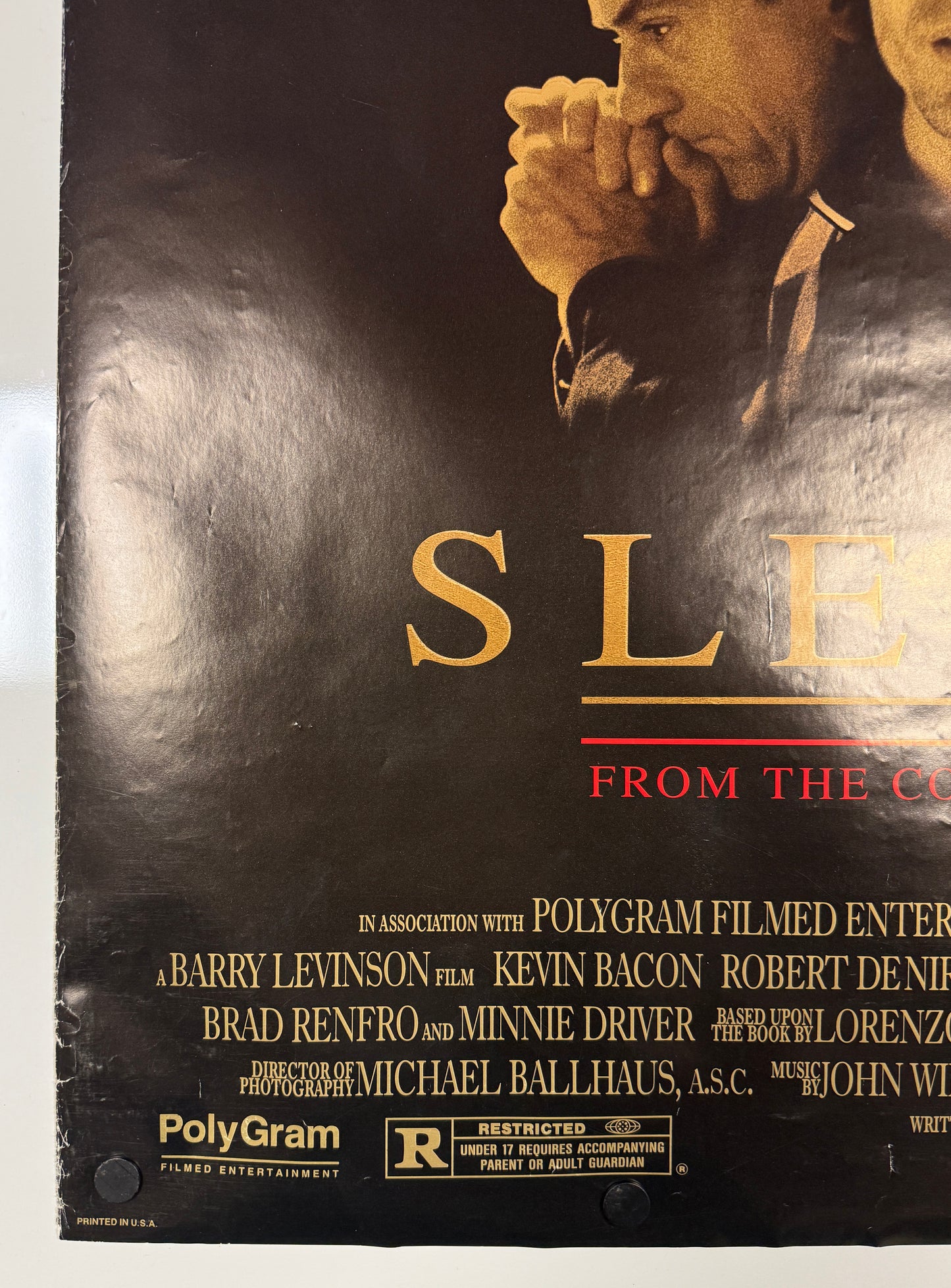 
                  
                    Dustin Hoffman as Danny Snyder in Sleepers Signed 27x40 Poster
                  
                