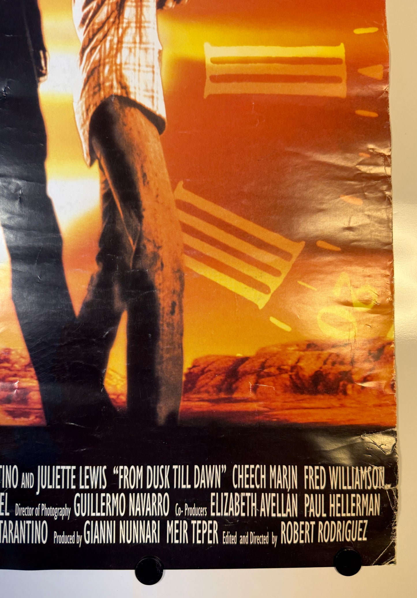
                  
                    From Dusk Till Dawn 24x34 Poster Cast Signed by Quentin Tarantino, Cheech Marin, Juliette Lewis, & Danny Trejo
                  
                