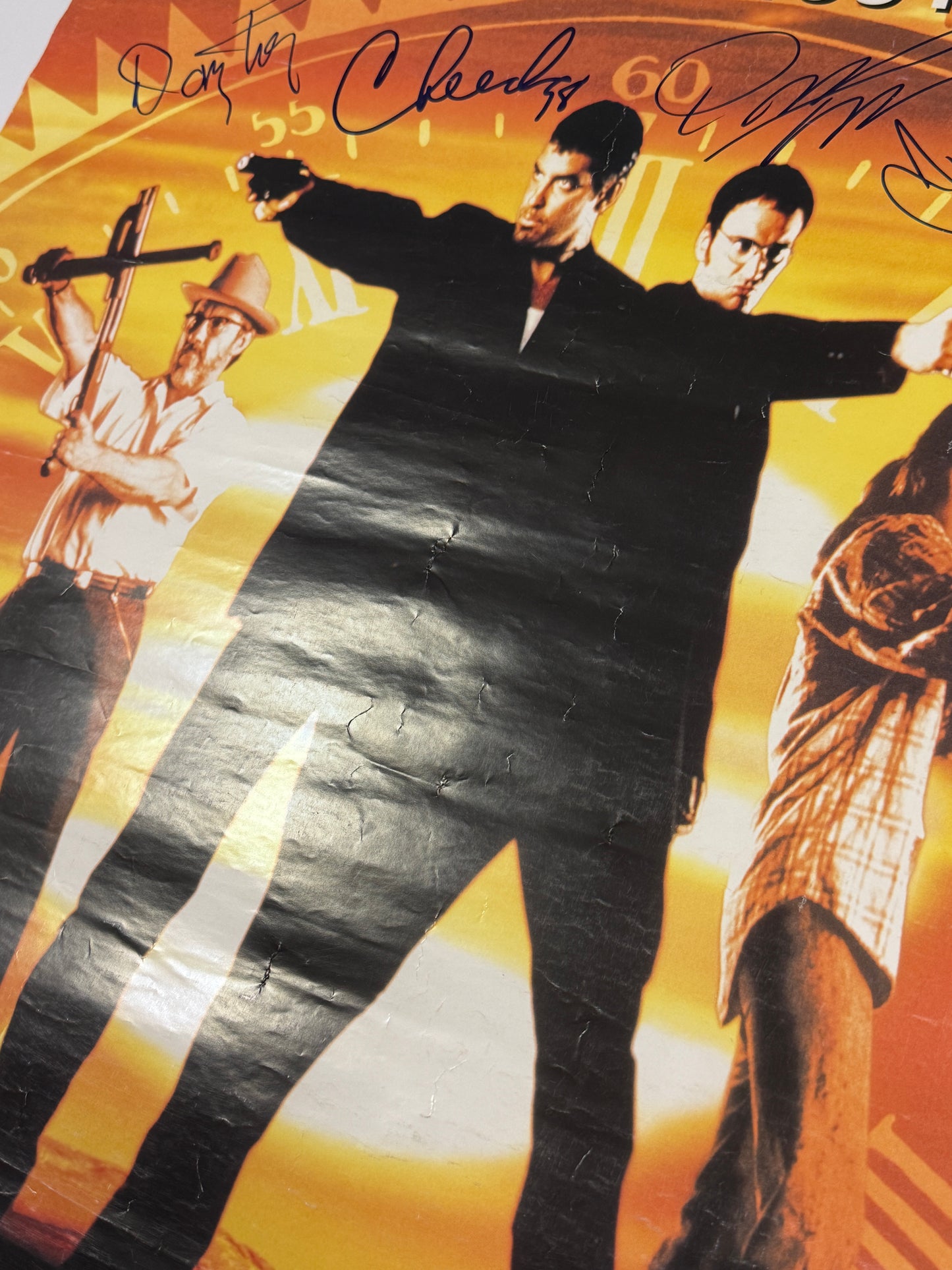 
                  
                    From Dusk Till Dawn 24x34 Poster Cast Signed by Quentin Tarantino, Cheech Marin, Juliette Lewis, & Danny Trejo
                  
                
