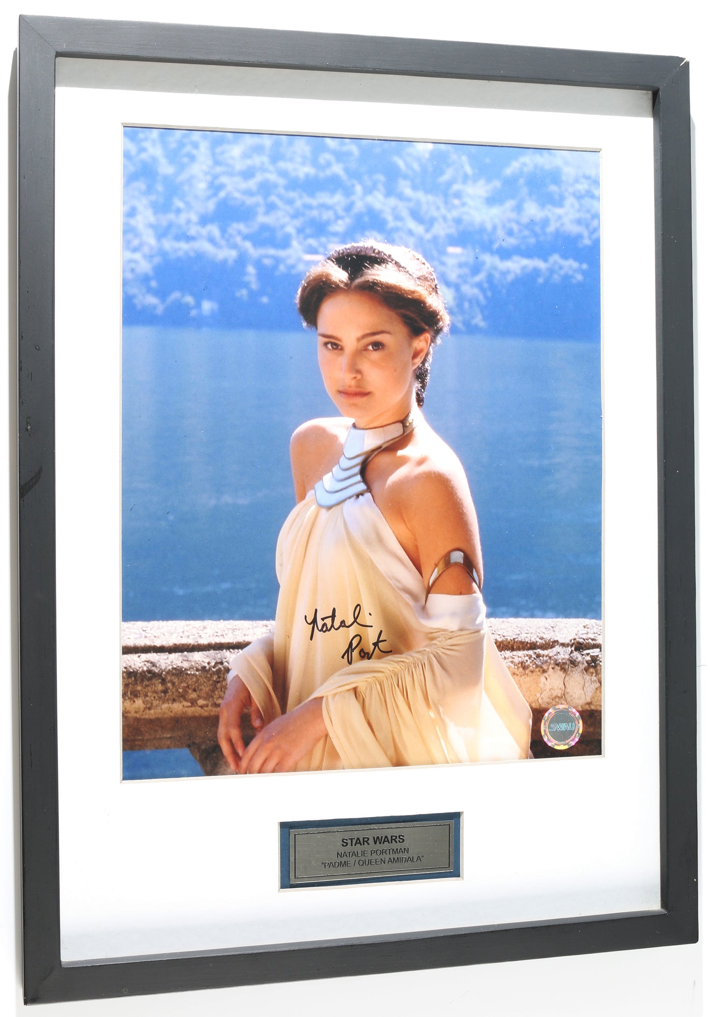 
                  
                    Natalie Portman as Padme Amidala in Star Wars Episode II: Attack of the Clones (SWAU) Framed Signed 11x14 Photo
                  
                