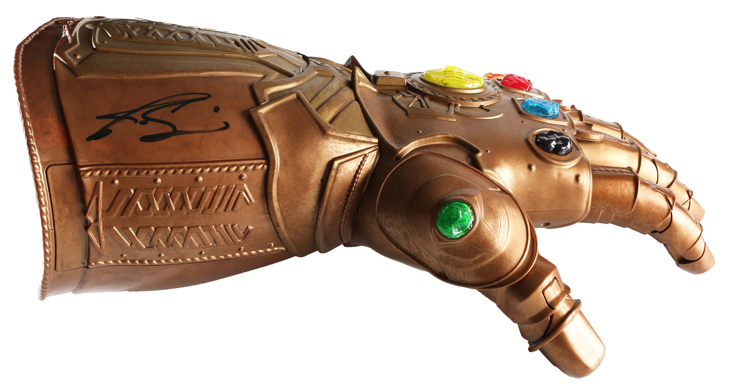 
                  
                    Josh Brolin as Thanos in Avengers: Infinity War / Endgame Signed Hasbro Marvel Legends Prop Replica Infinity Gauntlet
                  
                