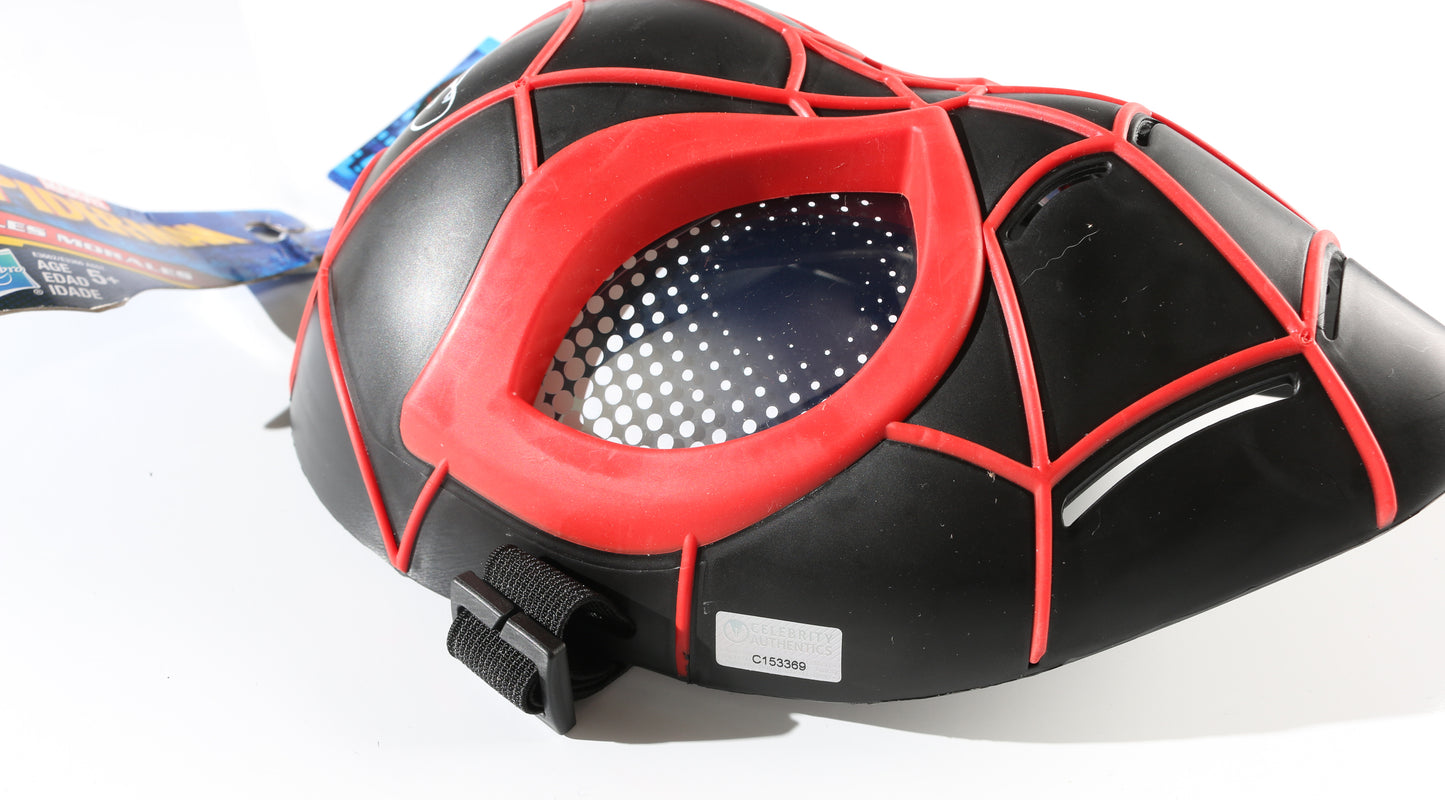 
                  
                    Shameik Moore as Miles Morales in Spider-Man: Into the Spider-Verse Signed Hasbro Mask
                  
                