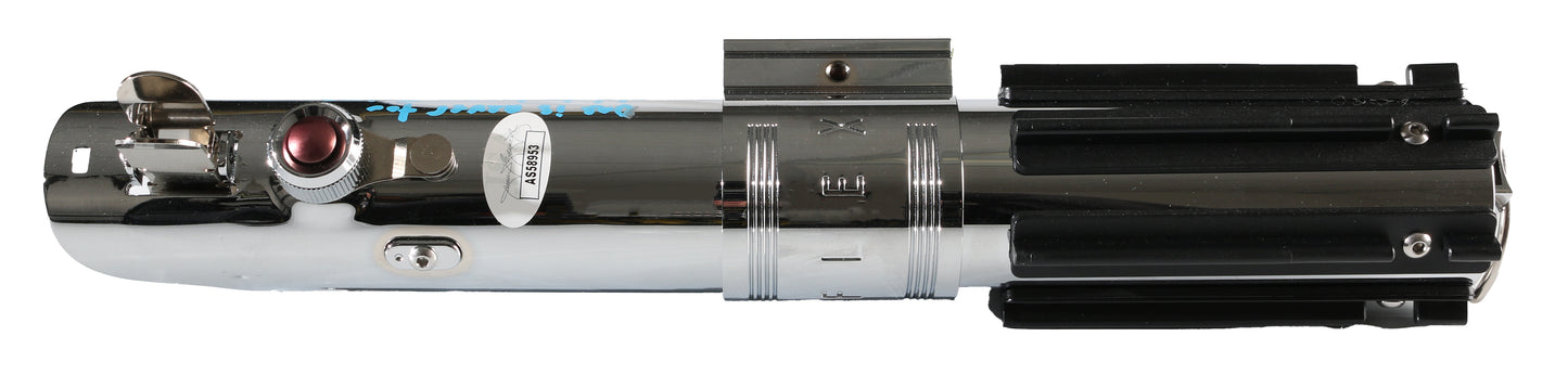 
                  
                    Hayden Christensen as Anakin Skywalker in Star Wars: Ahsoka (JSA) Signed Prop Replica Lightsaber with Character Name & Quote
                  
                