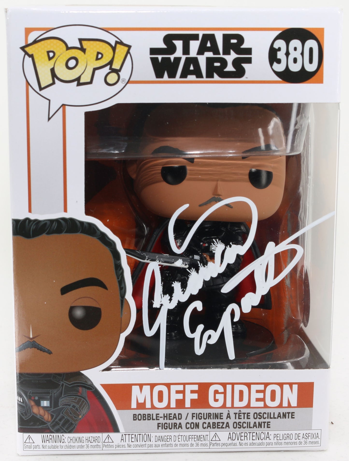 
                  
                    Giancarlo Esposito as Moff Gideon in Star Wars: The Mandalorian (SWAU) Signed Funko POP! #380
                  
                