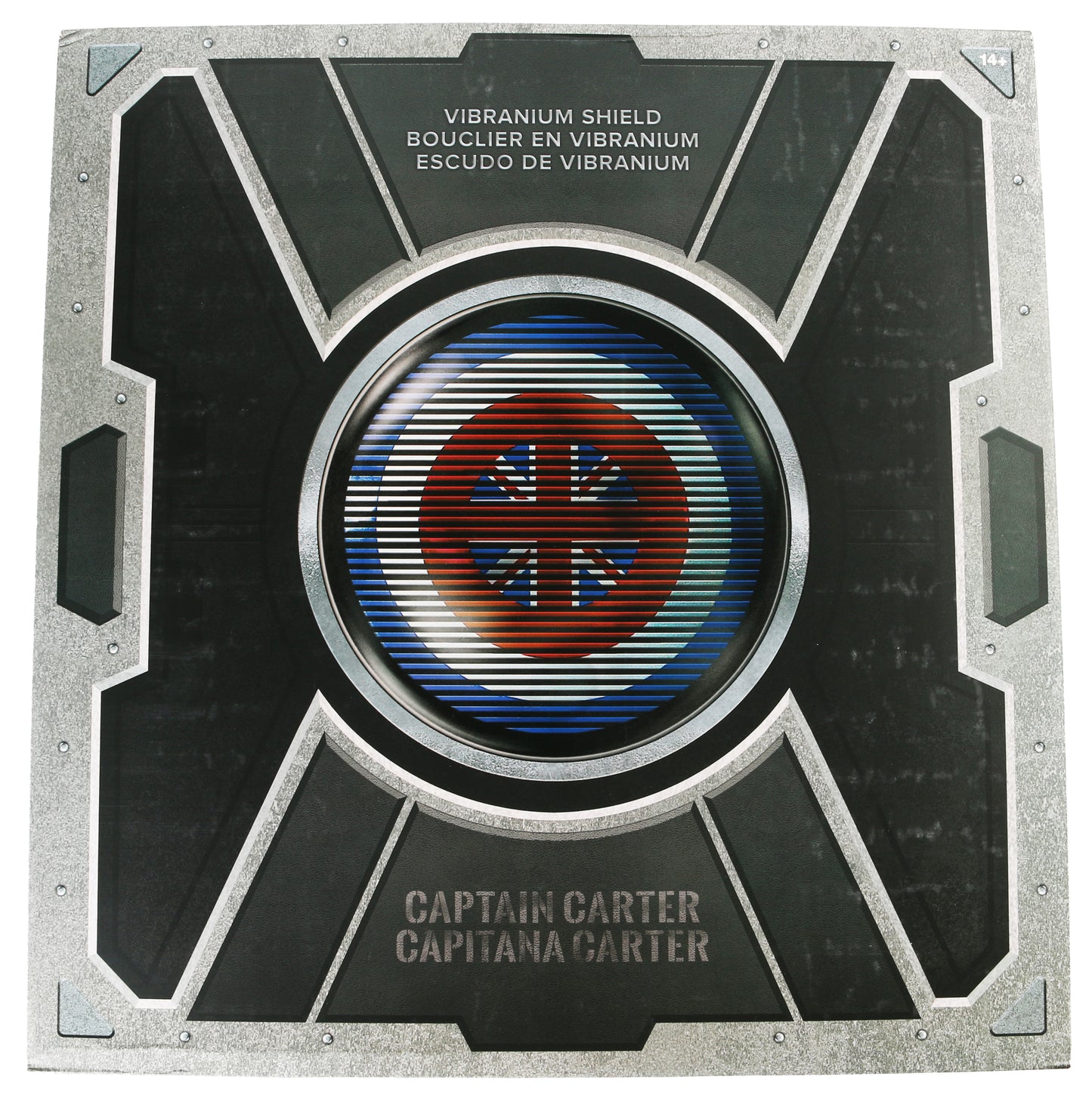 
                  
                    Hayley Atwell as Captain Peggy Carter in Doctor Strange in the Multiverse of Madness & What If...? Signed Disney Parks Prop Replica Shield with Character Name & Quote
                  
                