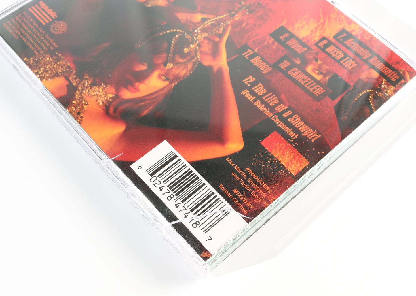 
                  
                    The Life of a Showgirl CD Album Insert Signed by Taylor Swift
                  
                