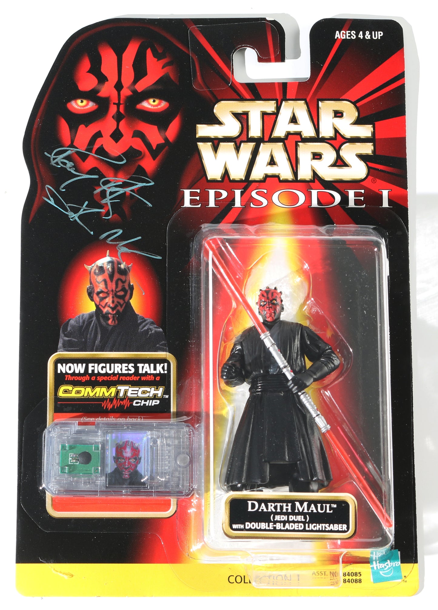 
                  
                    Ray Park as Darth Maul in Star Wars Episode I: The Phantom Menace Signed Hasbro Action Figure with Character Name
                  
                