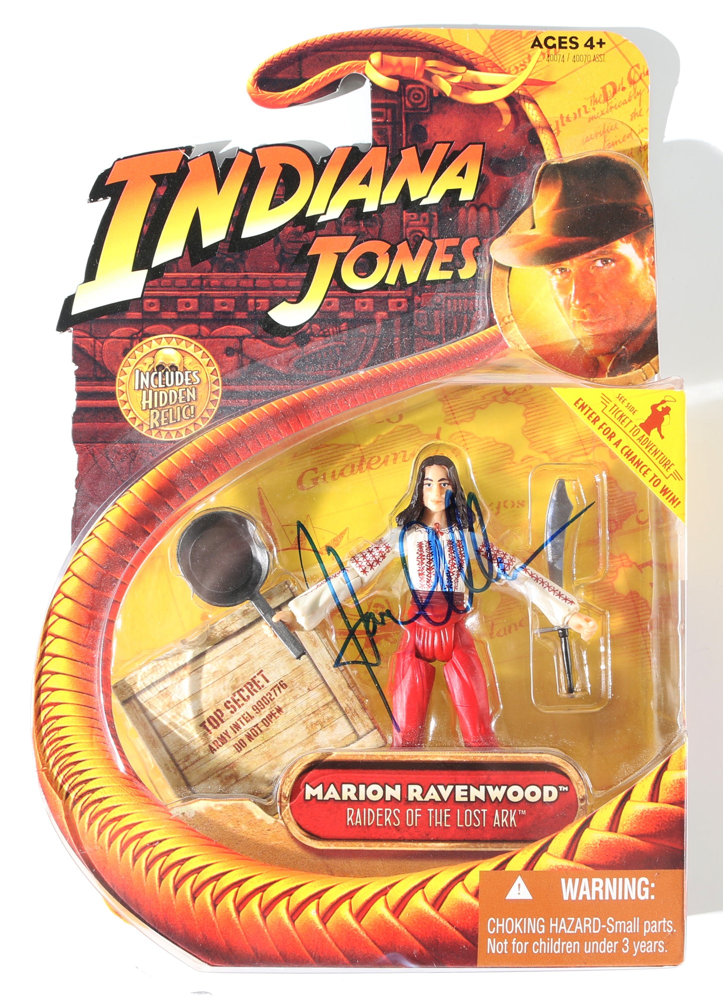 
                  
                    Karen Allen as Marion Ravenwood in Indiana Jones and the Raiders of the Lost Ark (Beckett) Signed Hasbro Action Figure
                  
                