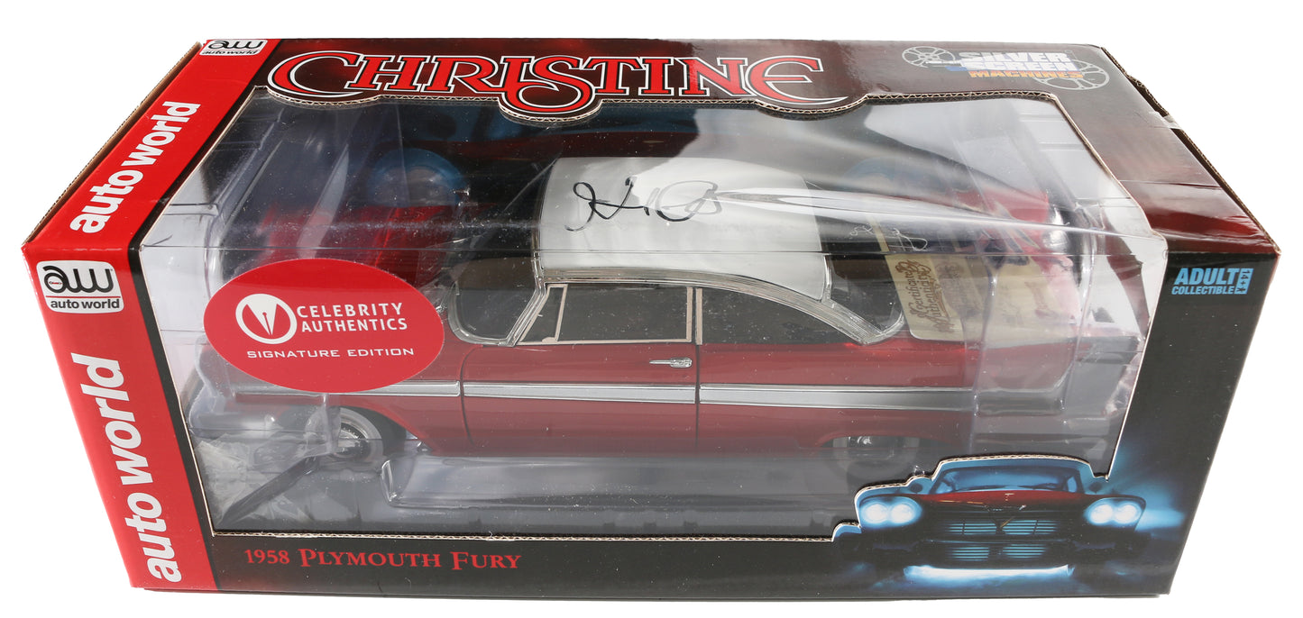 
                  
                    John Carpenter Director of Christine Signed Auto World 1958 Plymouth Fury Die Cast Car
                  
                