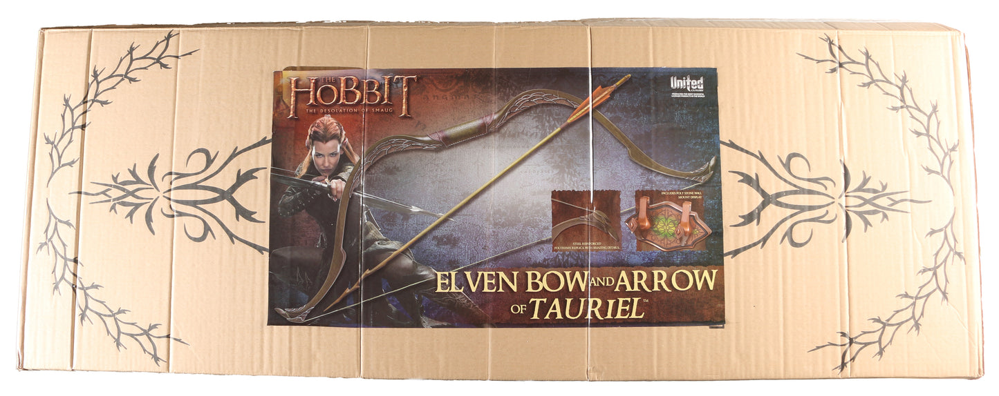 
                  
                    Elven Bow & Arrow of Tauriel from The Hobbit Prop Replica (Celebrity Authentics) Signed by Evangeline Lilly with Character Name
                  
                