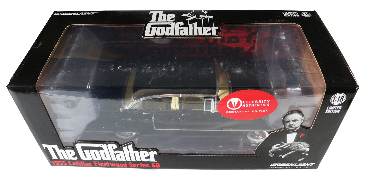
                  
                    Al Pacino as Michael Corleone in The Godfather Signed Greenlight 1955 Cadillac Fleetwood Series 60 Die-Cast Vehicle
                  
                