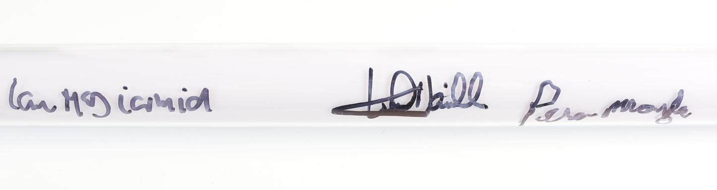 
                  
                    Darth Vader from Star Wars Prop Replica Hasbro Force FX Lightsaber (Celebrity Authentics) Cast Signed by Harrison Ford, Carrie Fisher, Mark Hamill, Dave Prowse, Peter Mayhew, Anthony Daniels, Ian McDiarmid, Billy Dee Williams, & Dave Barclay
                  
                