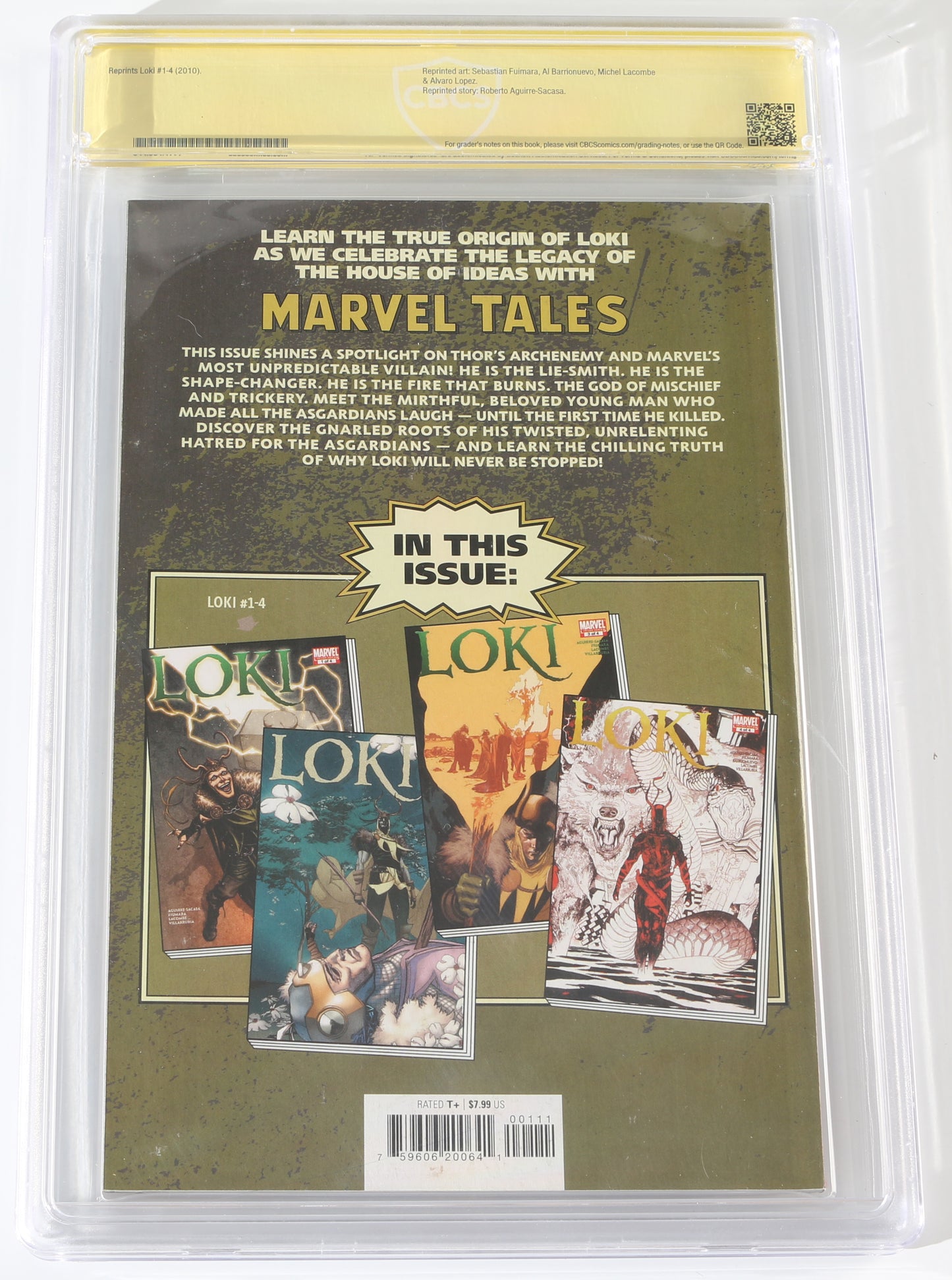 
                  
                    Trials of Loki #1 - Tom Hiddleston as Loki (CBCS Signature Series 9.0) 2021
                  
                