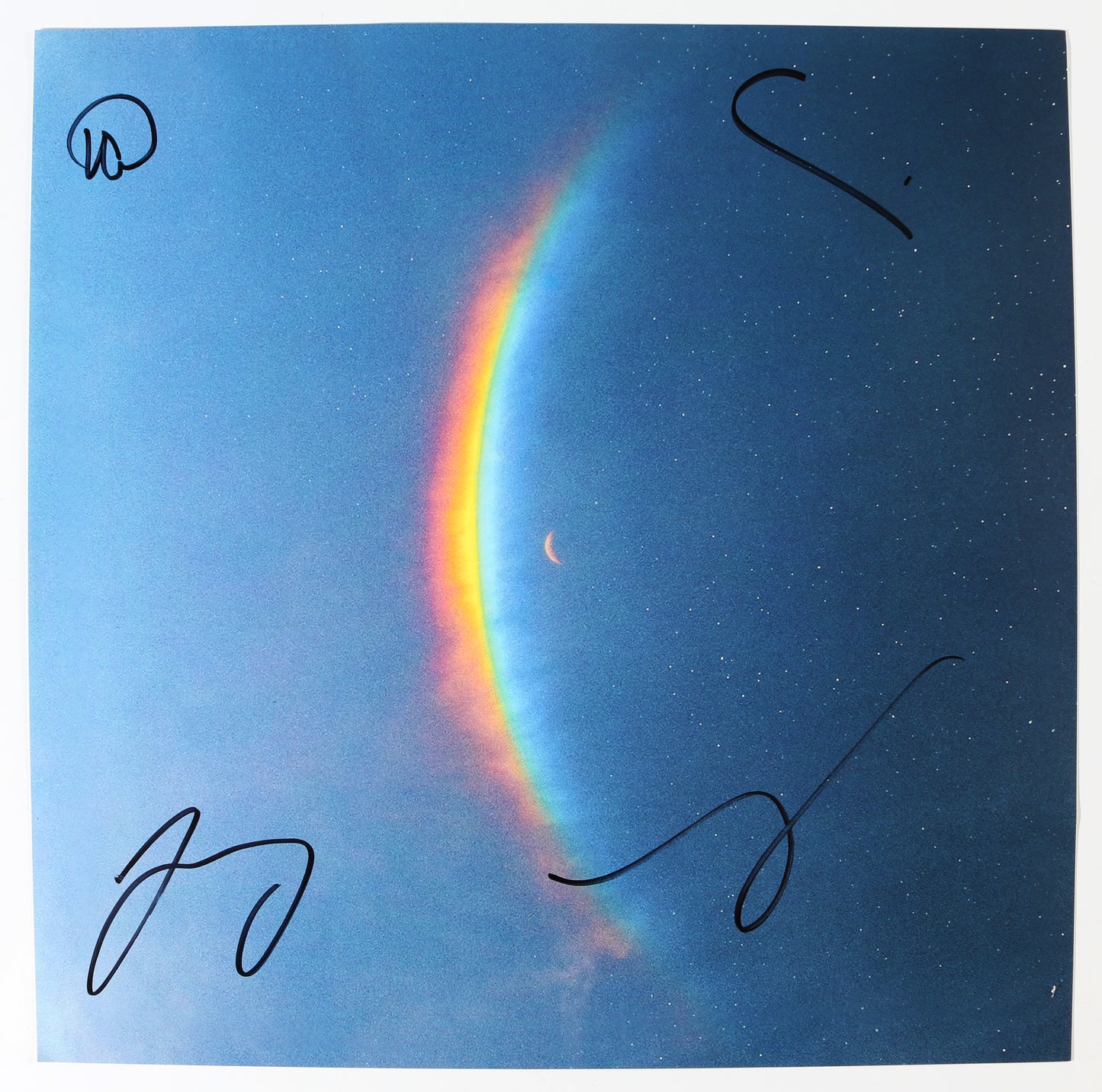 
                  
                    Coldplay: Moon Music LP 12" Vinyl Record Insert Band Signed by Jonny Buckland, Will Champion, Guy Berryman, & Chris Martin
                  
                