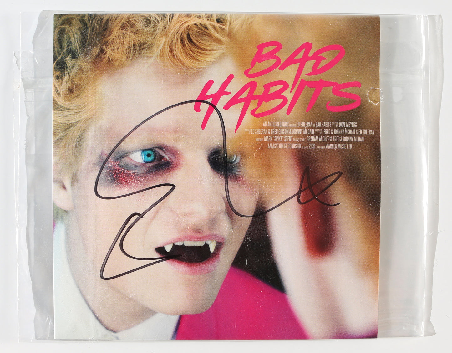 
                  
                    Ed Sheeran: Bad Habits CD Album Signed by Ed Sheeran
                  
                