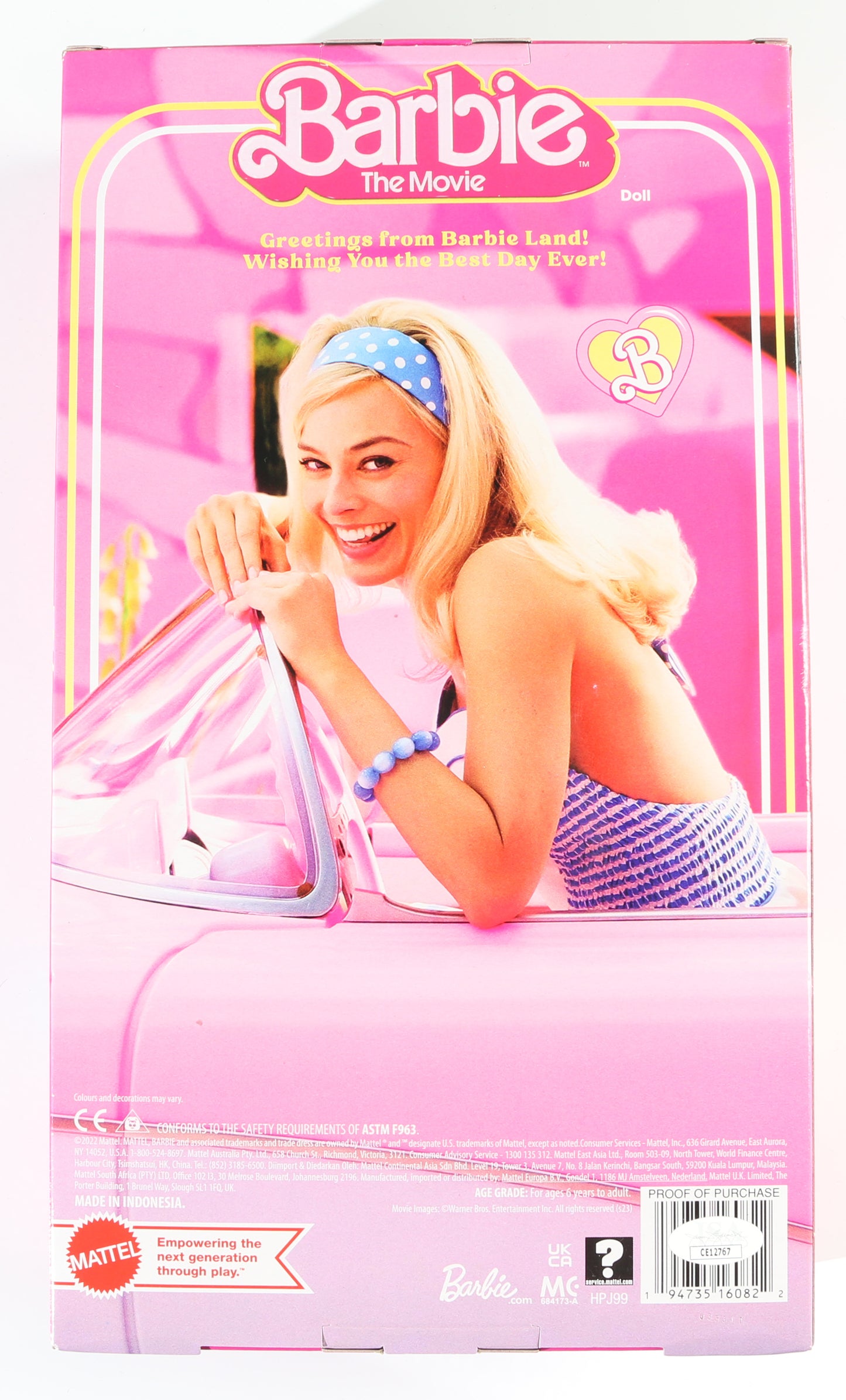 
                  
                    Margot Robbie as Barbie in Barbie: The Movie (JSA) Signed Mattel Barbie Fashion Doll
                  
                