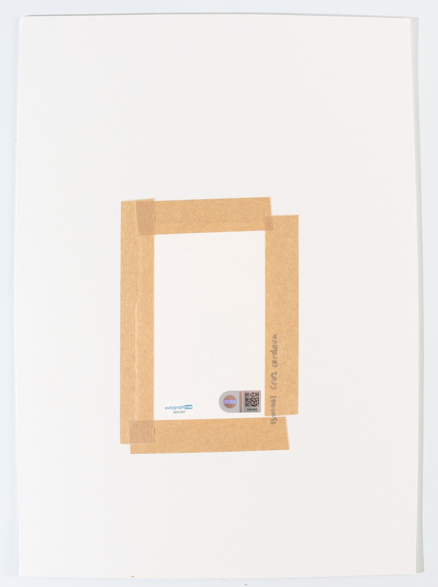 
                  
                    Ismael Cruz Córdova as Arondir in The Lord of the Rings: The Rings of Power (SWAU) Signed Matted Index Card Display
                  
                