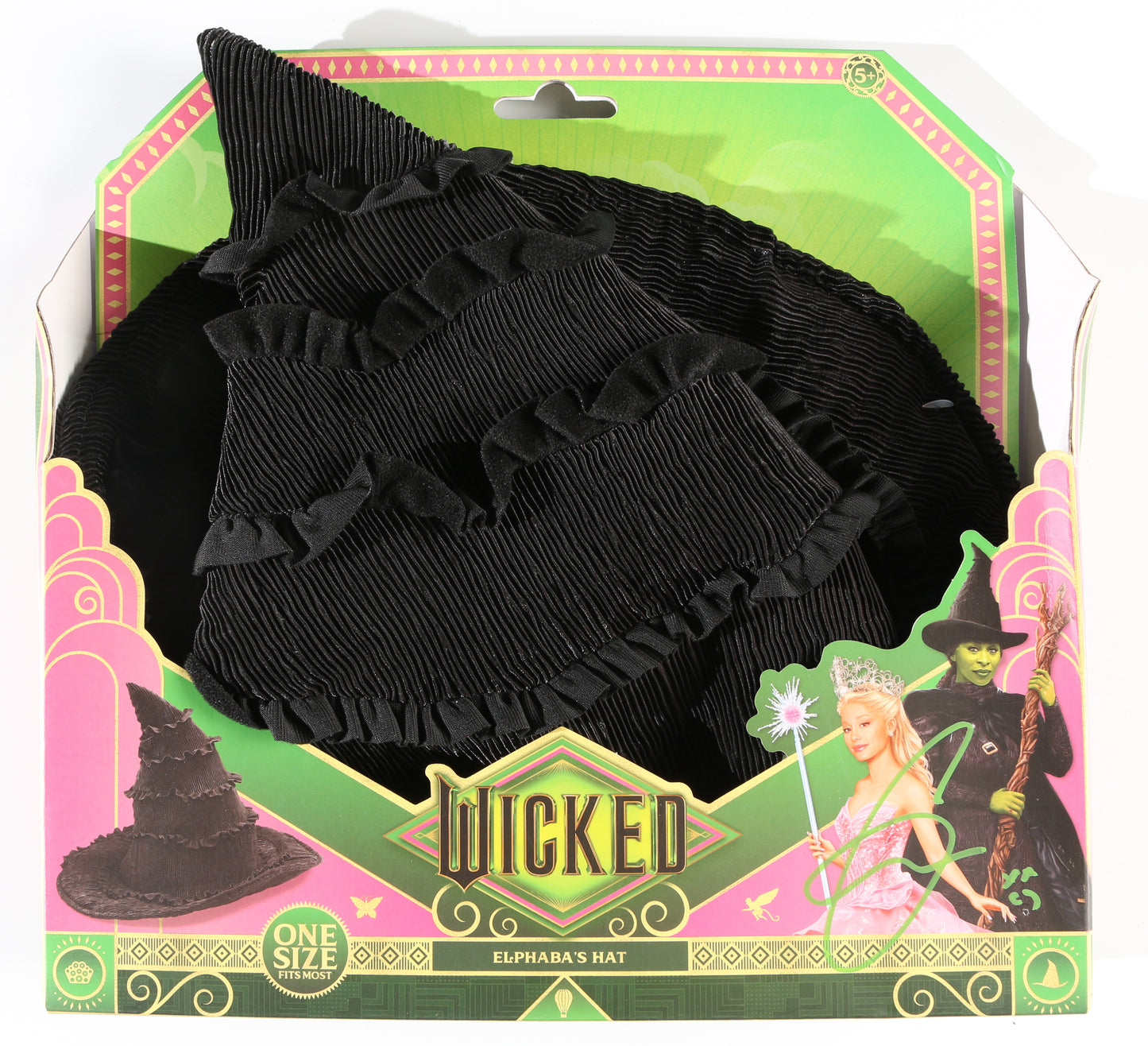 
                  
                    Cynthia Erivo as Elphaba Throp in Wicked (JSA) Signed Prop Replica Witch Hat
                  
                