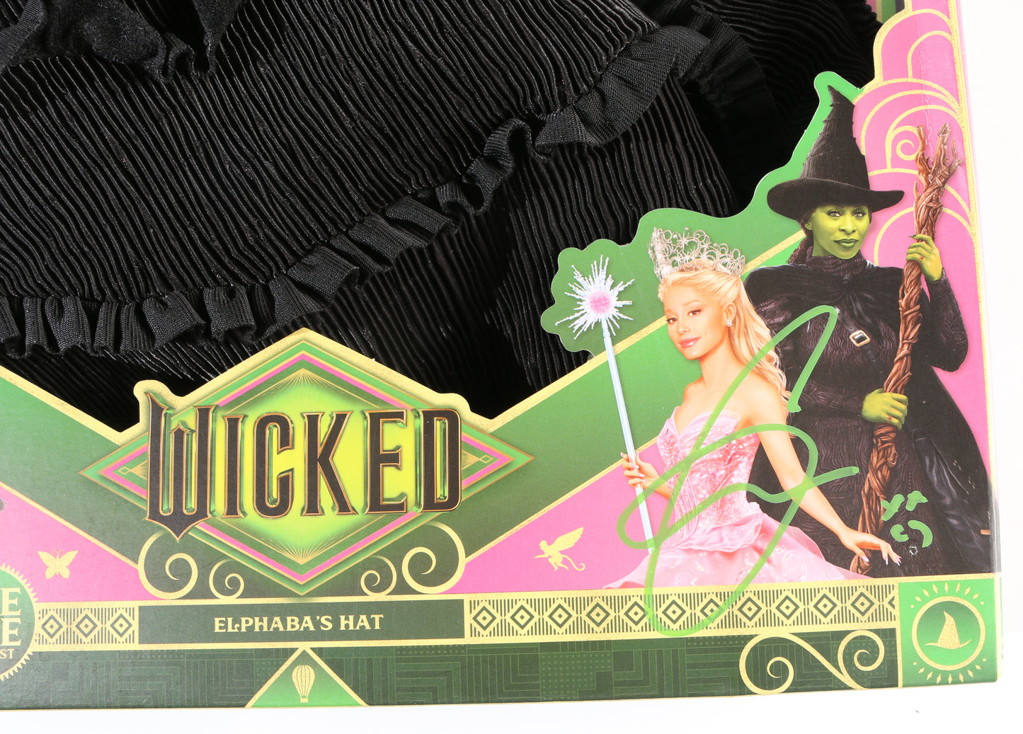 
                  
                    Cynthia Erivo as Elphaba Throp in Wicked (JSA) Signed Prop Replica Witch Hat
                  
                