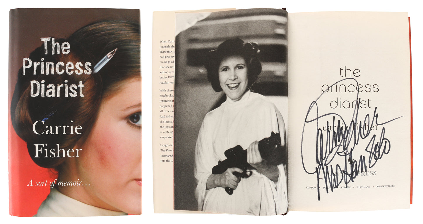 
                  
                    The Princess Diarist Hardcover Book Signed by Star Wars Princess Leia Actress & Author Carrie Fisher
                  
                