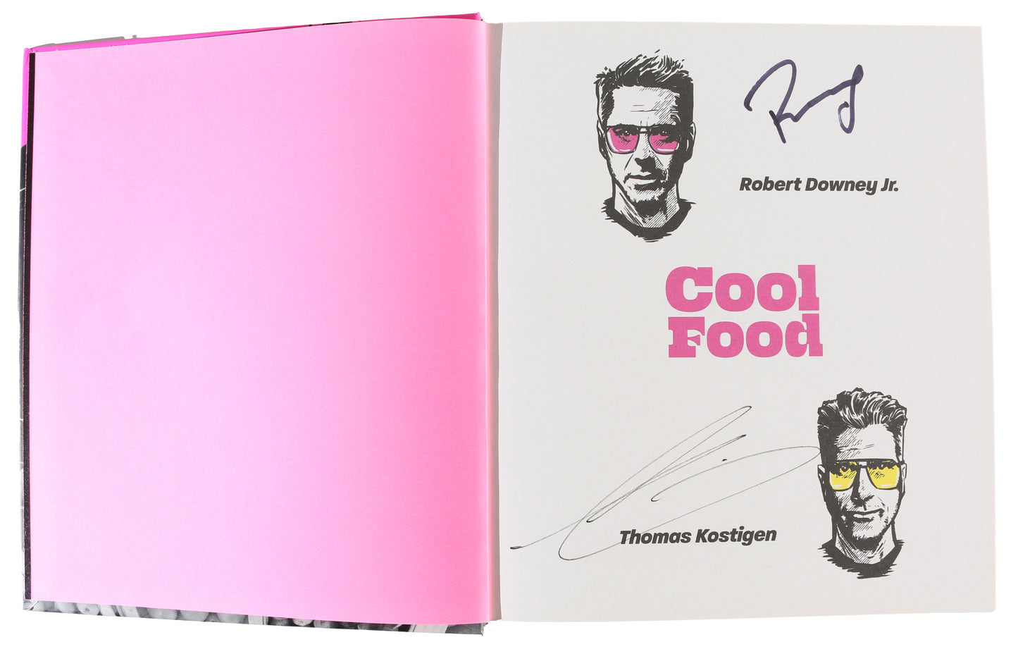 
                  
                    Cool Food Hardcover Book Signed by Iron Man Actor / Author: Robert Downey Jr. & Author: Thomas Kostigen
                  
                