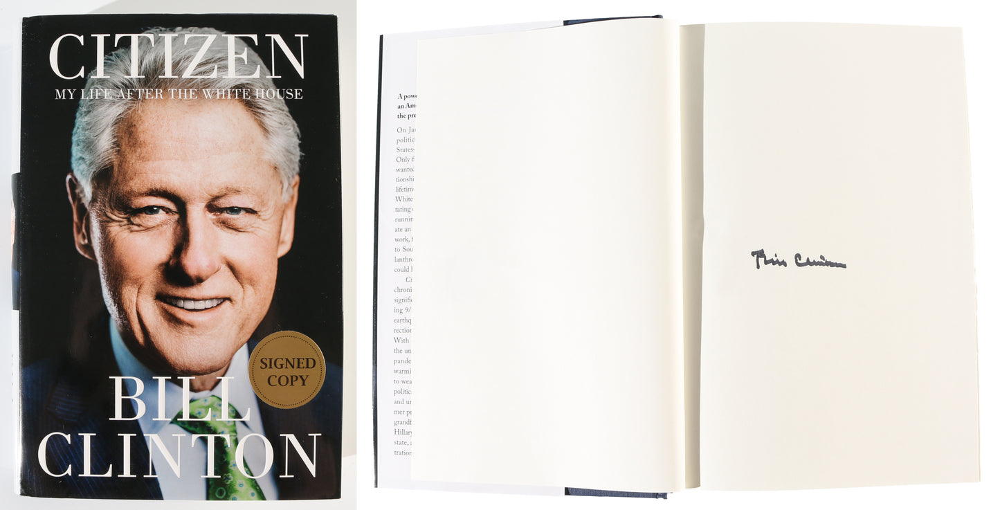 
                  
                    Citizen Hardcover Book Signed by United States of America Former President & Author: Bill Clinton
                  
                