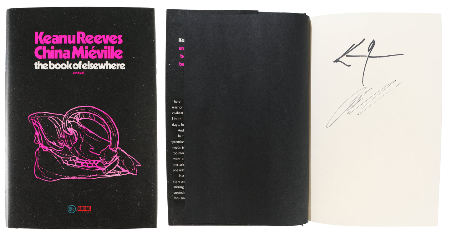 
                  
                    The Book of Elsewhere Hardcover Book Signed by The Matrix & John Wick Actor / Author: Keanu Reeves & Author: China Miéville
                  
                