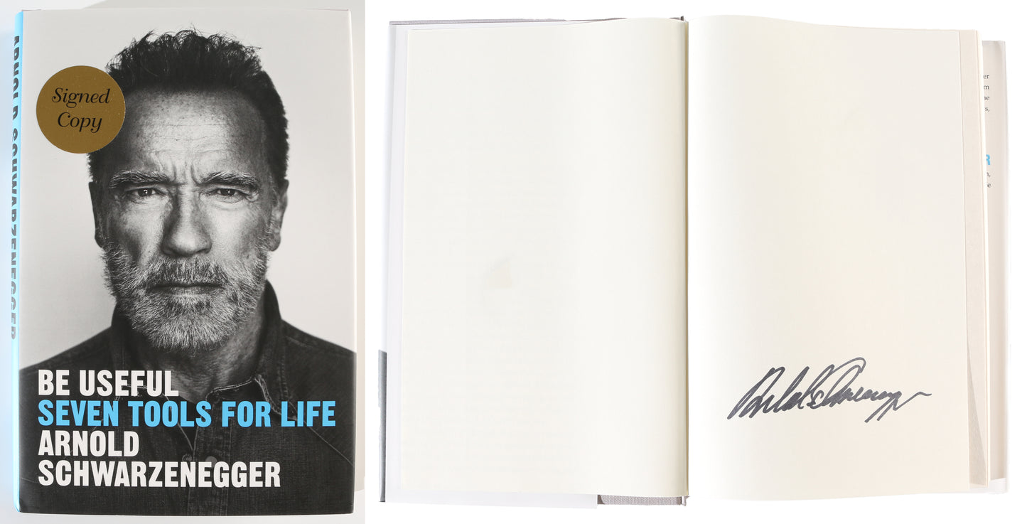 
                  
                    Be Useful: Seven Tools for Life Hardcover Book Signed by Terminator & Predator Actor / Author: Arnold Schwarzenegger
                  
                