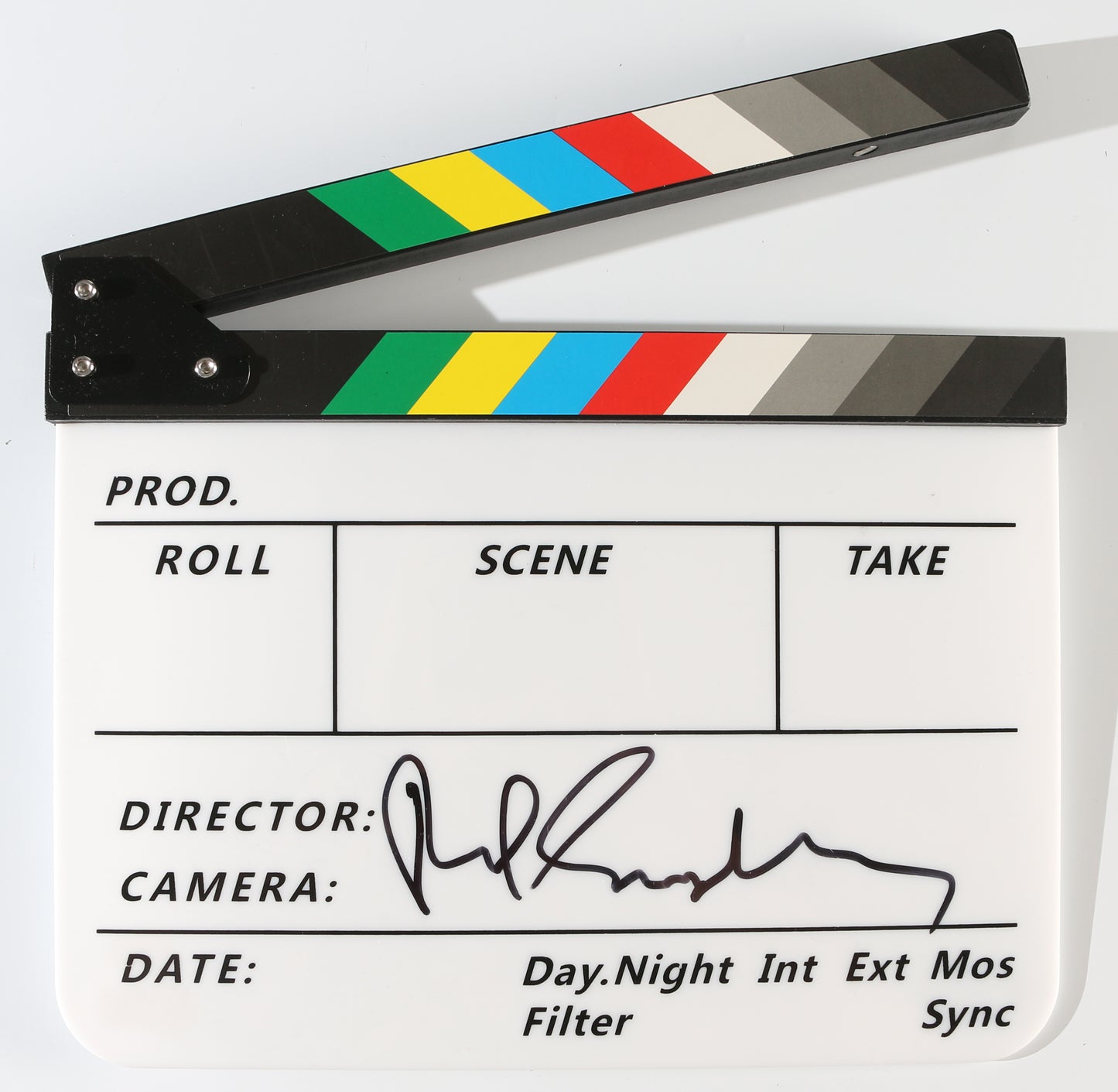 
                  
                    Paul Schrader Writer of Taxi Driver & Raging Bull and Director of American Gigolo, First Reformed, & The Card Counter (SWAU) Signed Prop Replica Clapperboard
                  
                