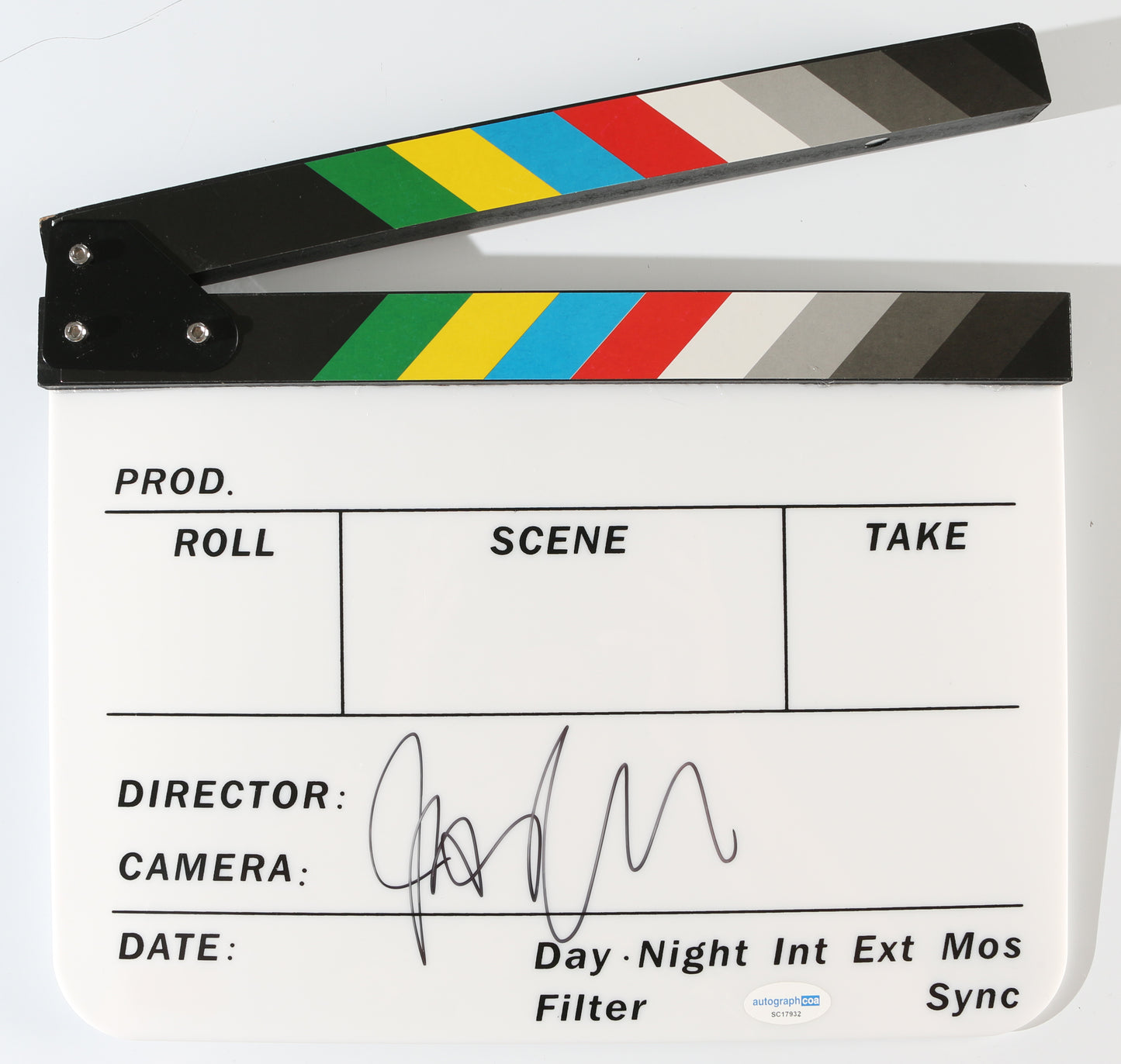 
                  
                    James Mangold Director of Logan, Indiana Jones & the Dial of Destiny, Walk the Line, Ford v Ferrari, & A Complete Unknown (SWAU) Signed Prop Replica Clapperboard
                  
                