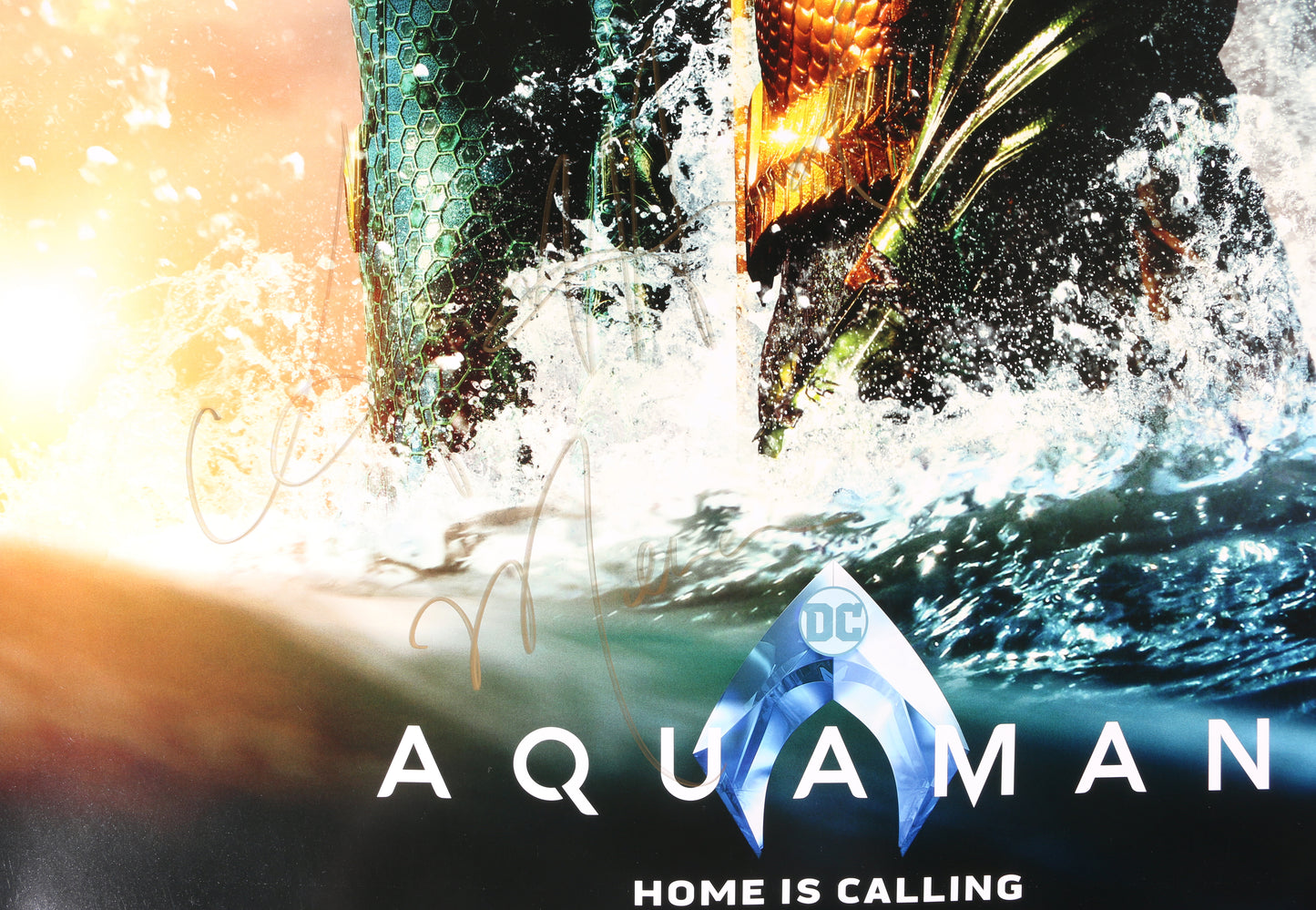 
                  
                    Jason Momoa as Aquaman & Amber Heard as Mera in Aquaman Signed 27x40 Poster with Character Names
                  
                