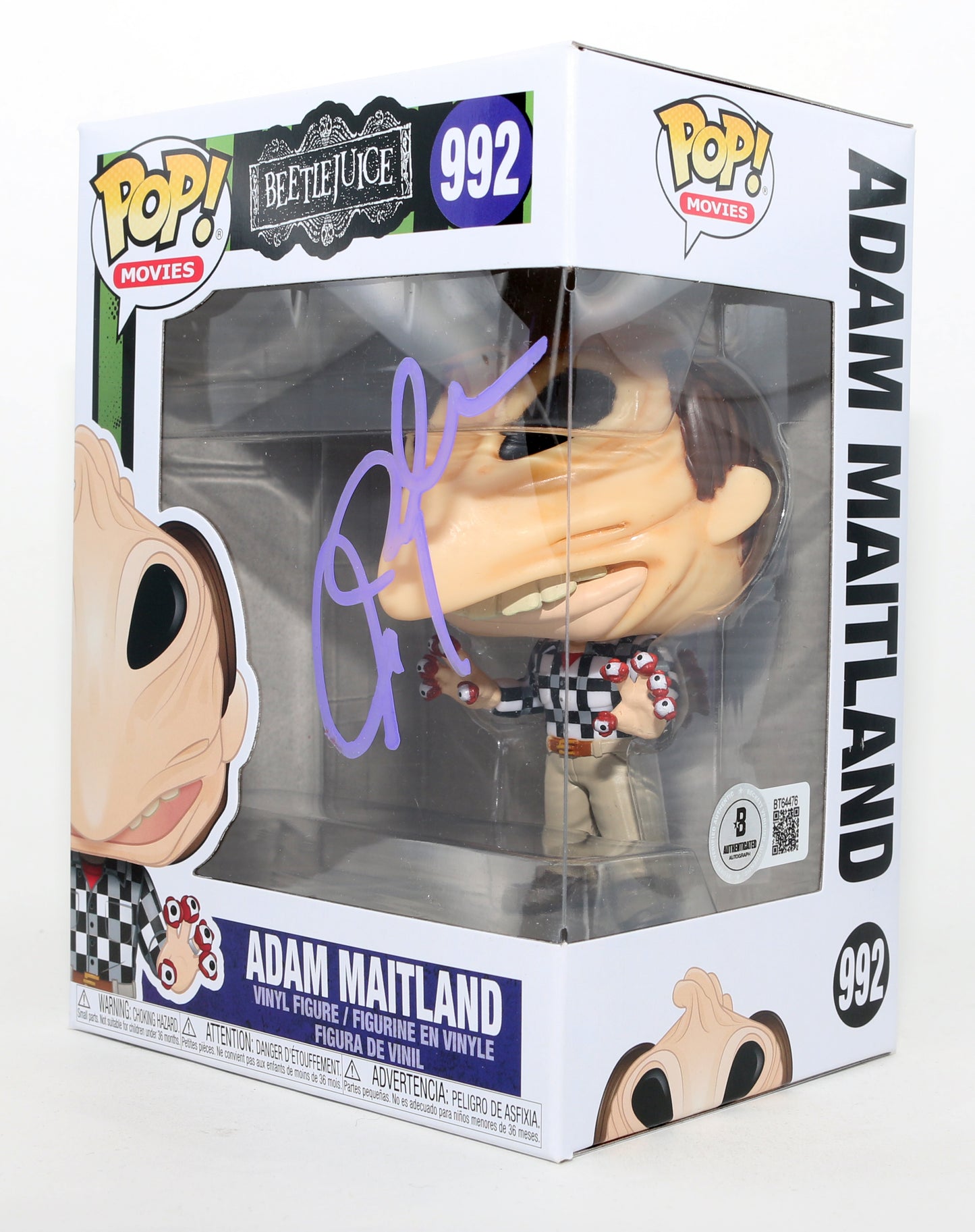 
                  
                    Alec Baldwin as Adam Maitland in Beetlejuice (Beckett) Signed Funko POP! #992
                  
                