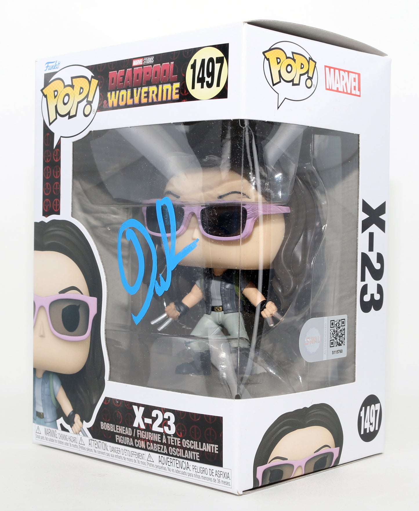 
                  
                    Dafne Keen as X-23 in Deadpool & Wolverine (SWAU) Signed Funko POP! #1497
                  
                