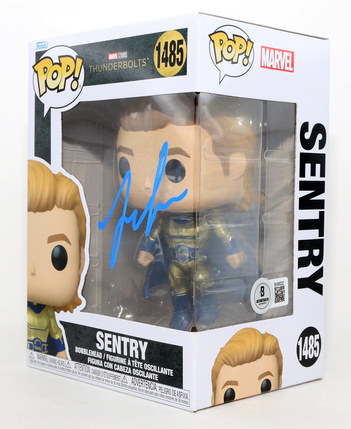 
                  
                    Lewis Pullman as Sentry in Thunderbolts* / The New Avengers (Beckett) Signed Funko POP! #1485
                  
                