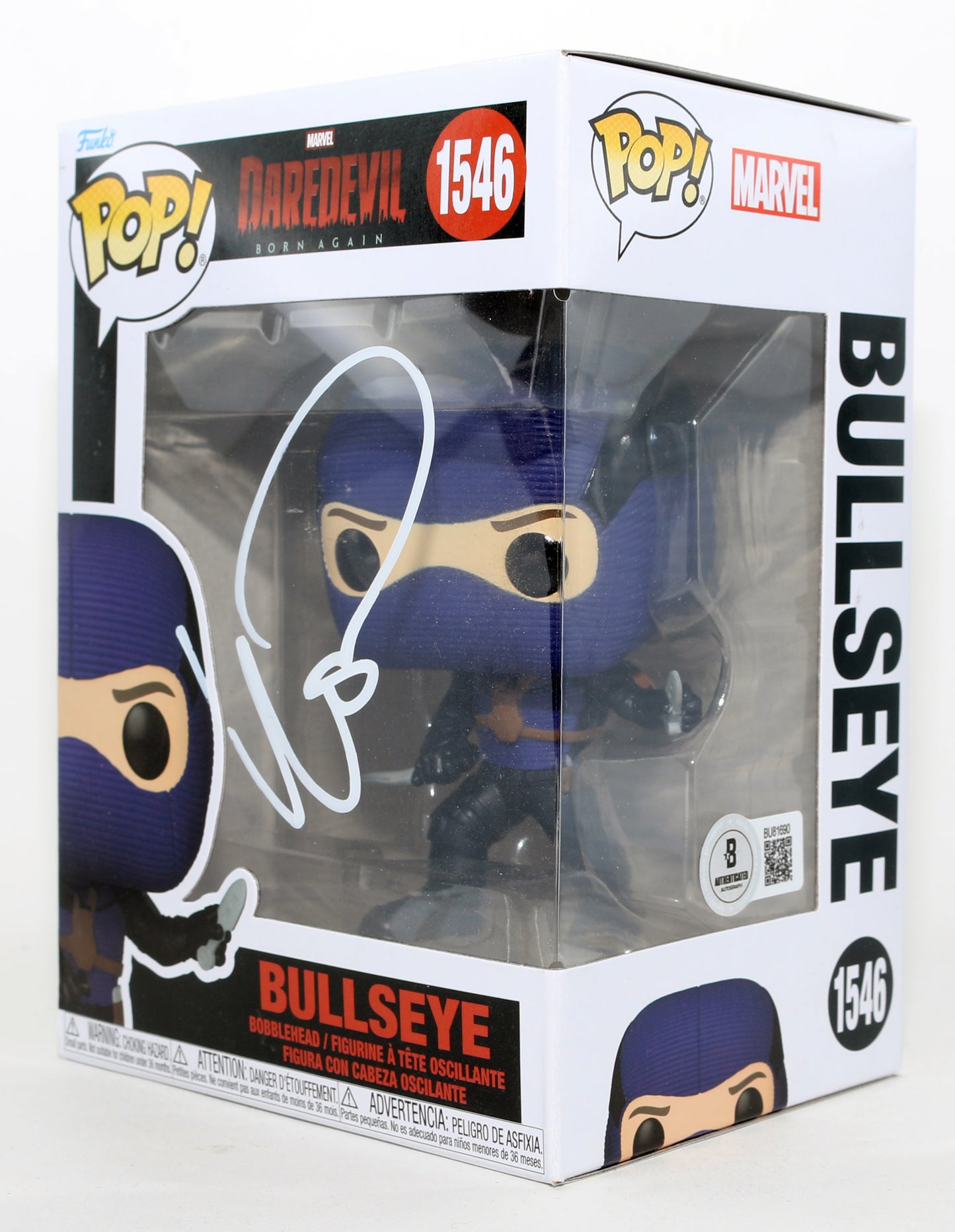 
                  
                    Wilson Bethel as Bullseye in Daredevil (Beckett) Signed Funko POP! #1546
                  
                