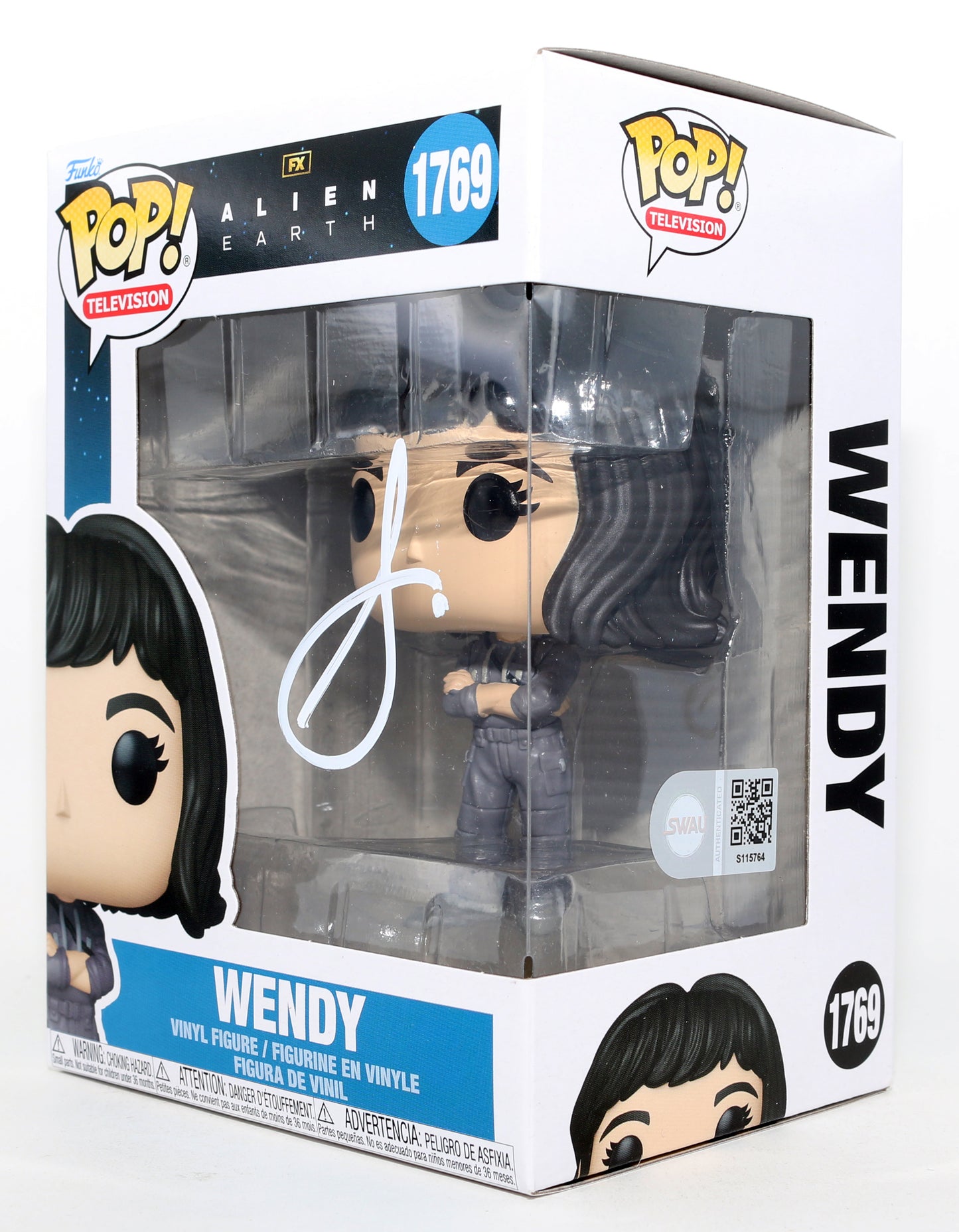 
                  
                    Sydney Chandler as Wendy in Alien: Earth (SWAU) Signed Funko POP! #1769
                  
                
