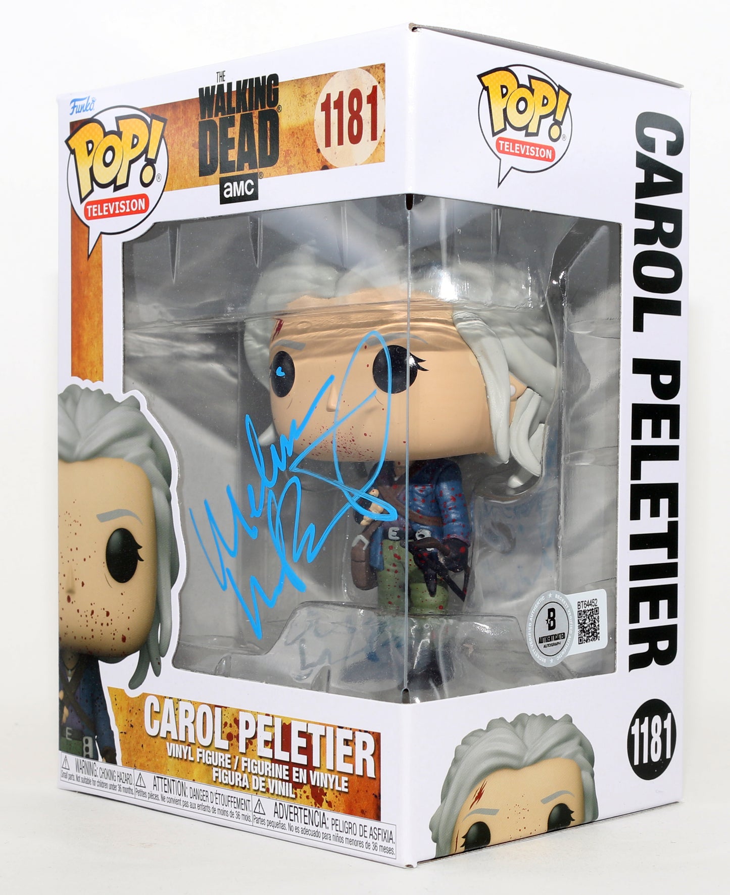 
                  
                    Melissa McBride as Carol Peletier in The Walking Dead (Beckett) Signed Funko POP! #1181
                  
                