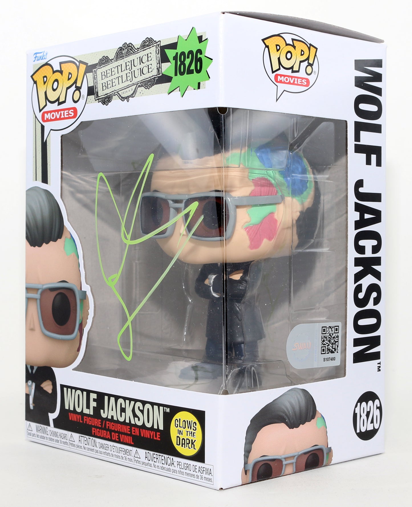 
                  
                    Willem Dafoe as Wolf Jackson in Beetlejuice Beetlejuice (SWAU) Signed Funko POP! #1826
                  
                