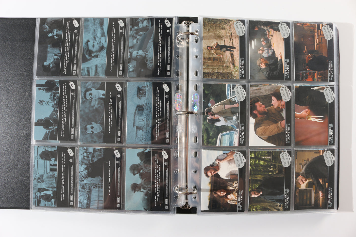 
                  
                    X-Men Origins: Wolverine Rittenhouse Trading Cards 125pc LOT with 16 Cards Signed by Hugh Jackman, Ryan Reynolds, Liev Schreiber, Danny Huston, will.i.am, Lynn Collins, Kevin Durand, Taylor Kitsch, Gavin Hood, & More
                  
                