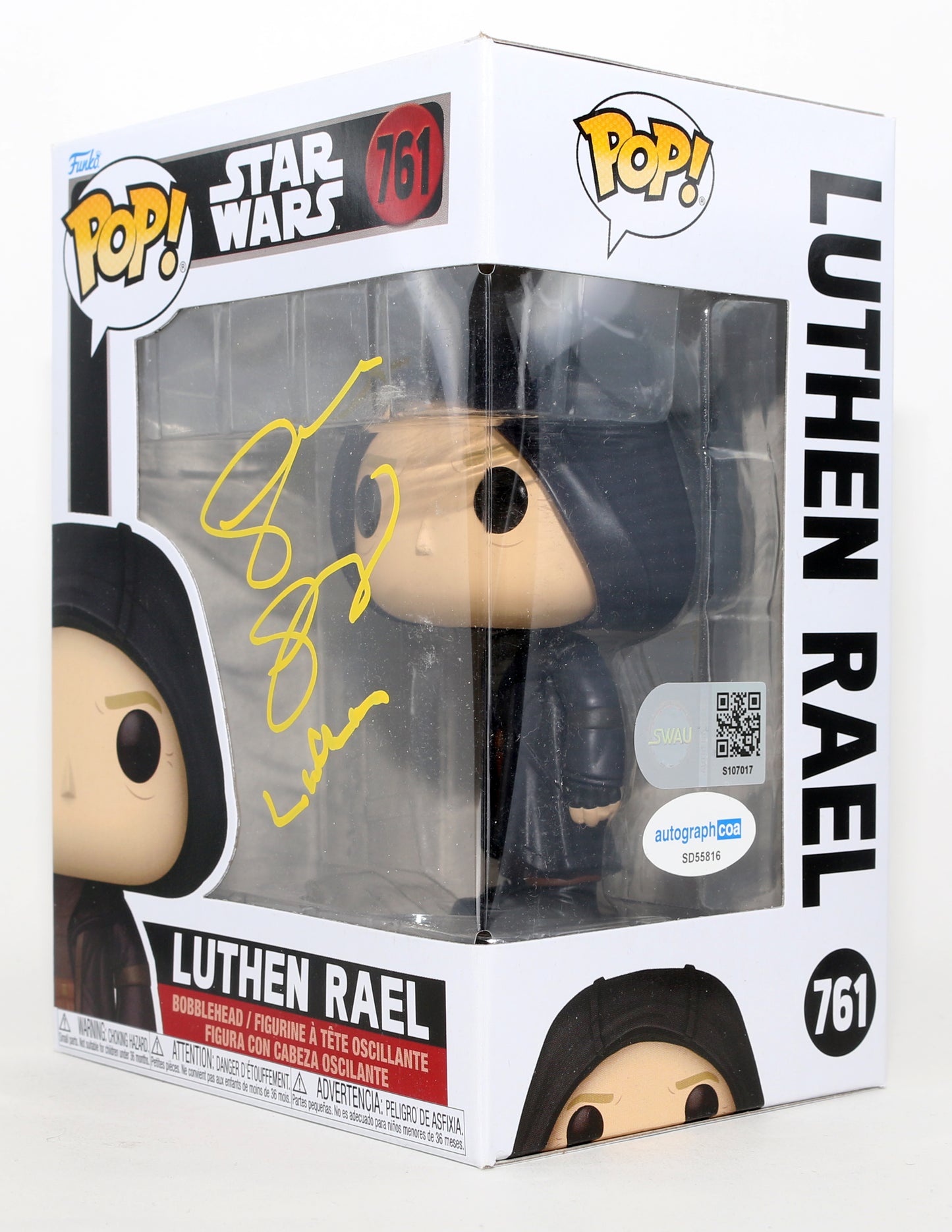 
                  
                    Stellan Skarsgård as Luthen Rael in Star Wars: Andor (SWAU) Signed Funko POP! #761 with Character Name
                  
                