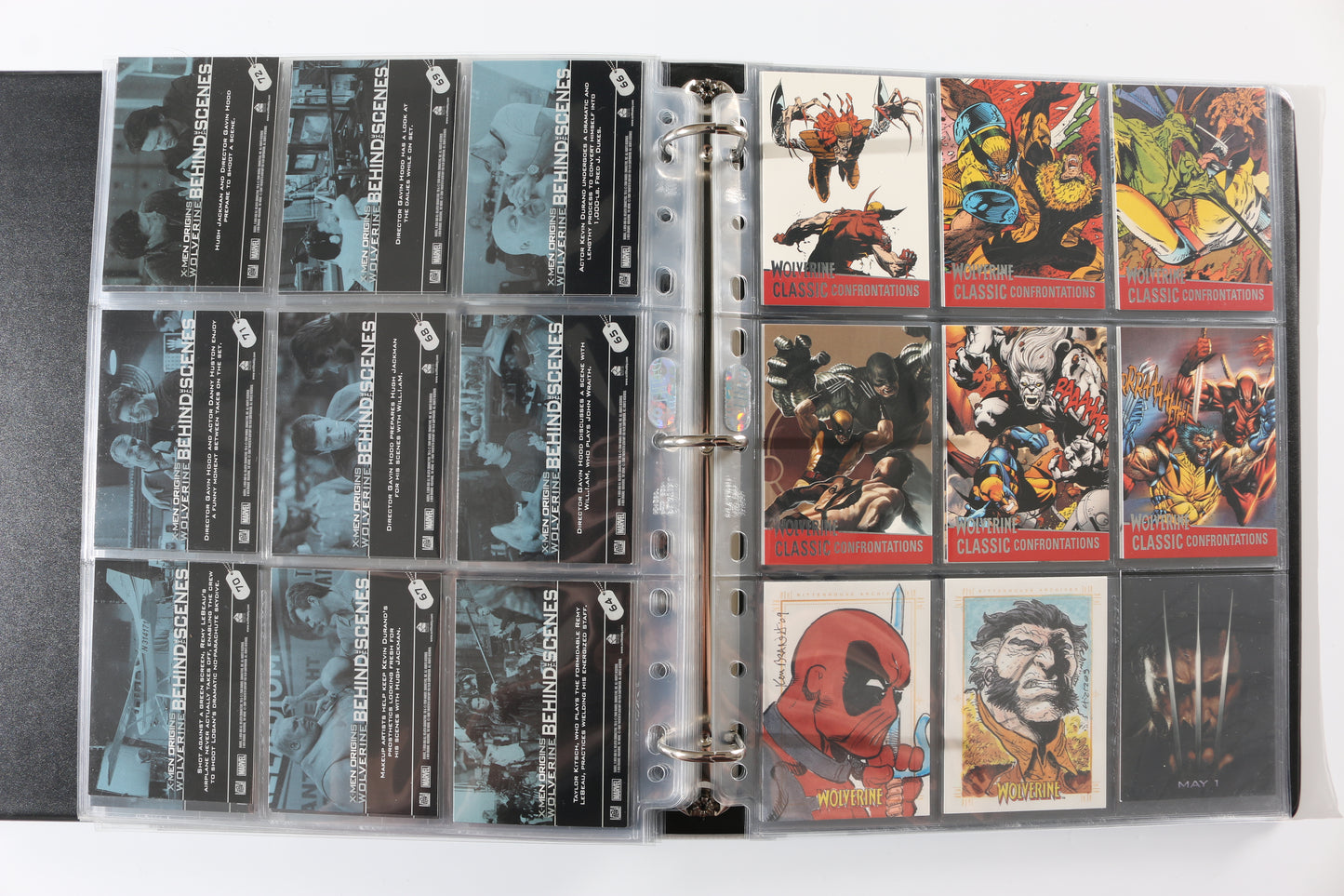 
                  
                    X-Men Origins: Wolverine Rittenhouse Trading Cards 125pc LOT with 16 Cards Signed by Hugh Jackman, Ryan Reynolds, Liev Schreiber, Danny Huston, will.i.am, Lynn Collins, Kevin Durand, Taylor Kitsch, Gavin Hood, & More
                  
                