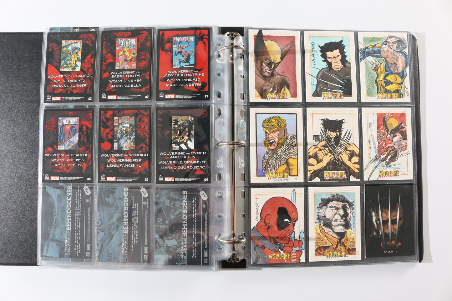 
                  
                    X-Men Origins: Wolverine Rittenhouse Trading Cards 125pc LOT with 16 Cards Signed by Hugh Jackman, Ryan Reynolds, Liev Schreiber, Danny Huston, will.i.am, Lynn Collins, Kevin Durand, Taylor Kitsch, Gavin Hood, & More
                  
                