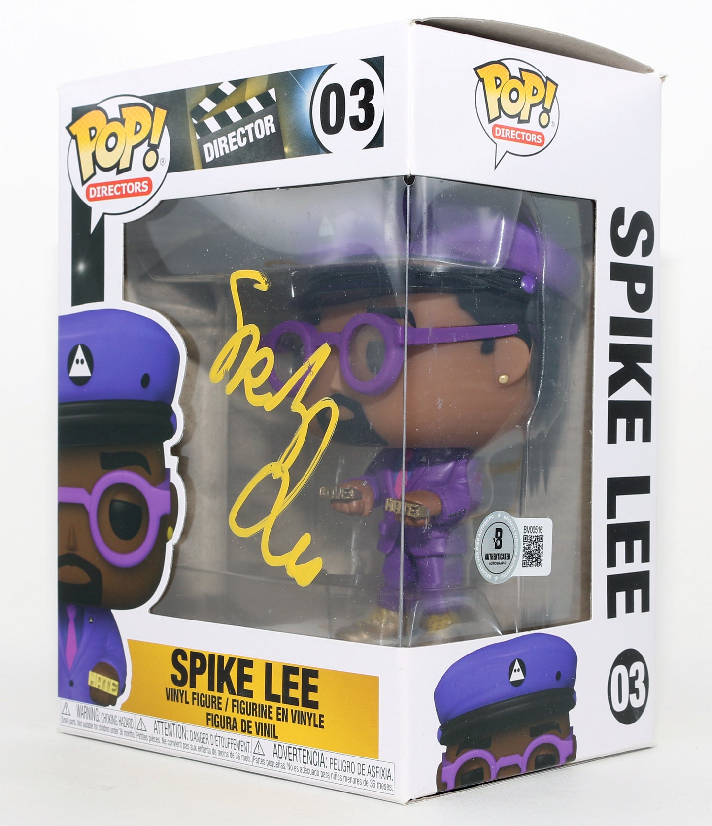 
                  
                    Spike Lee Director of Malcom X, BlacKkKlansman, Inside Man, & Tales from the Hood (Beckett) Signed Funko POP! #03
                  
                