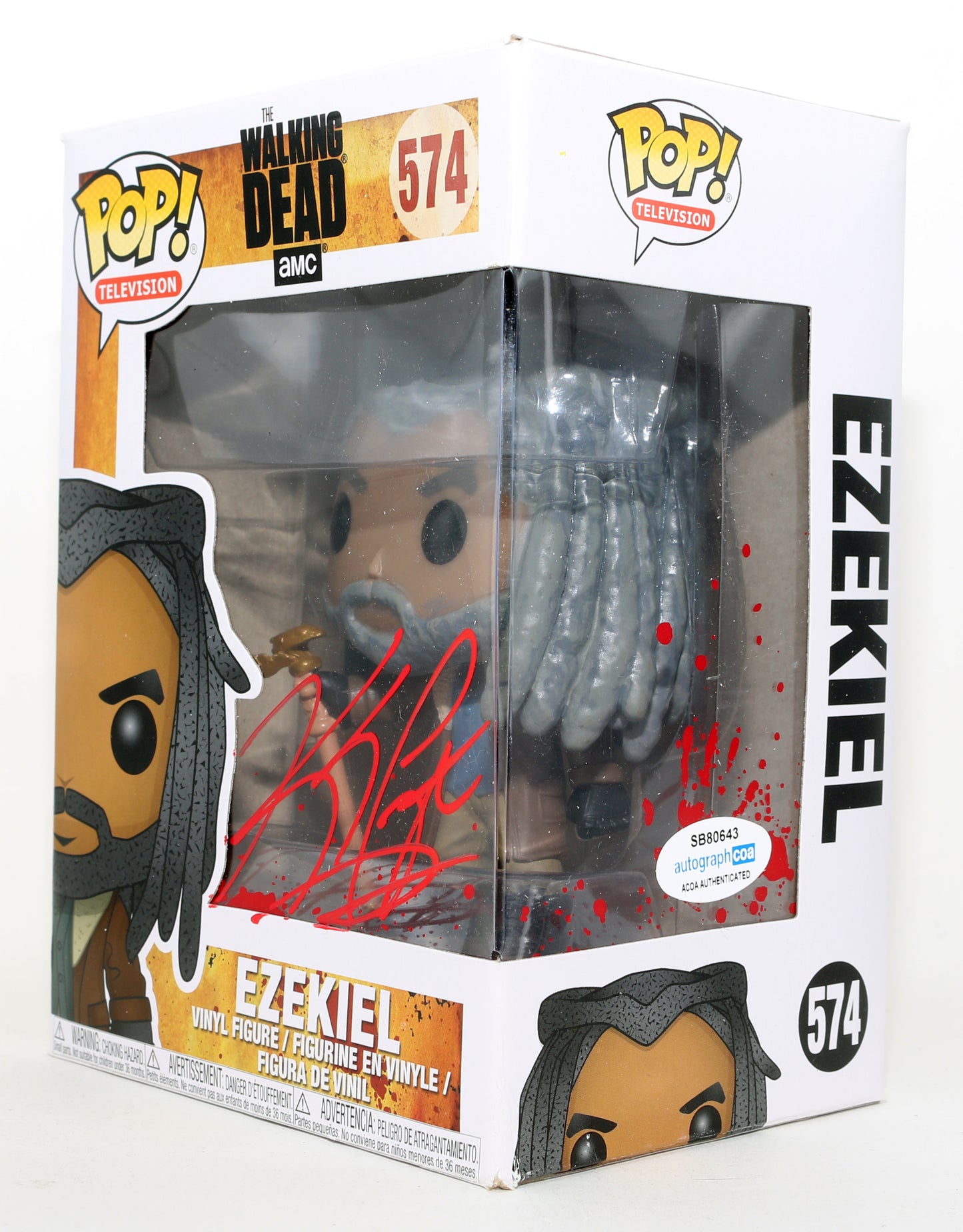 
                  
                    Khary Payton as Ezekiel in The Walking Dead Signed Funko POP! #574
                  
                