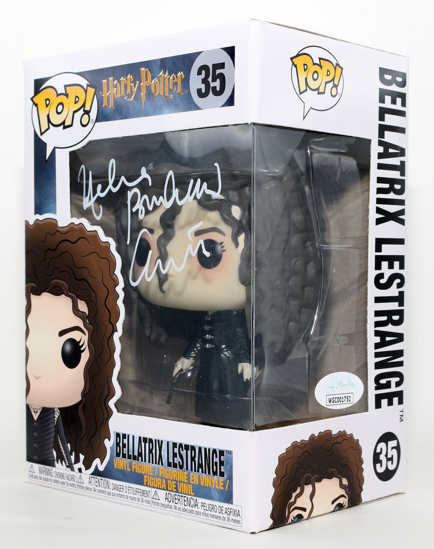 
                  
                    Helena Bonham Carter as Bellatrix LeStrange [Black Dress] in Harry Potter & The Goblet of Fire (JSA) Signed Funko POP! #35
                  
                